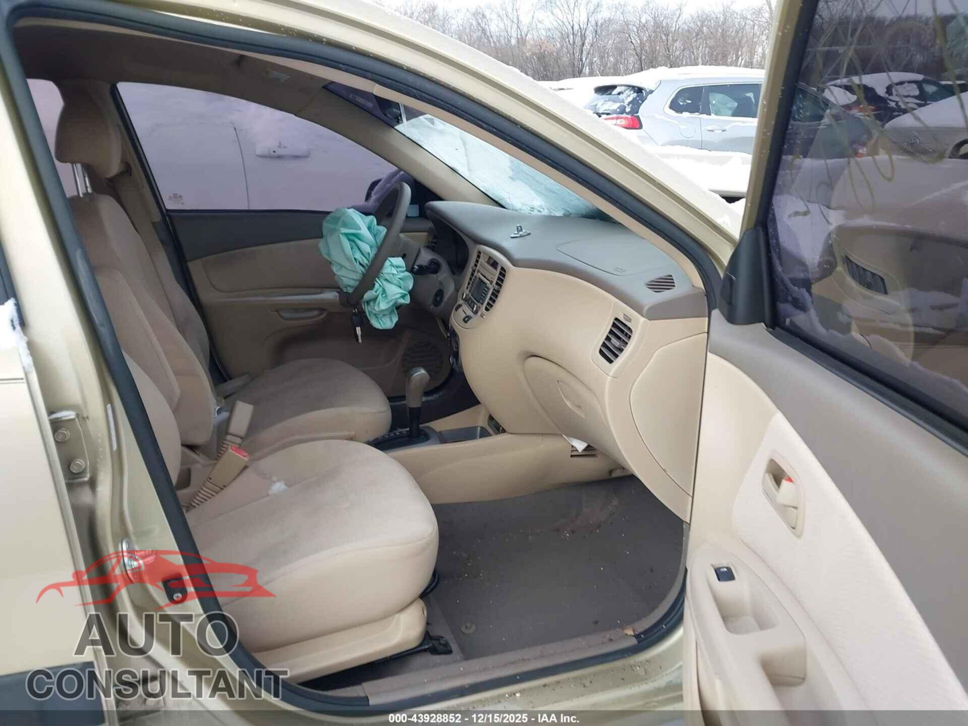KIA RIO 2009 - KNADE223896533064