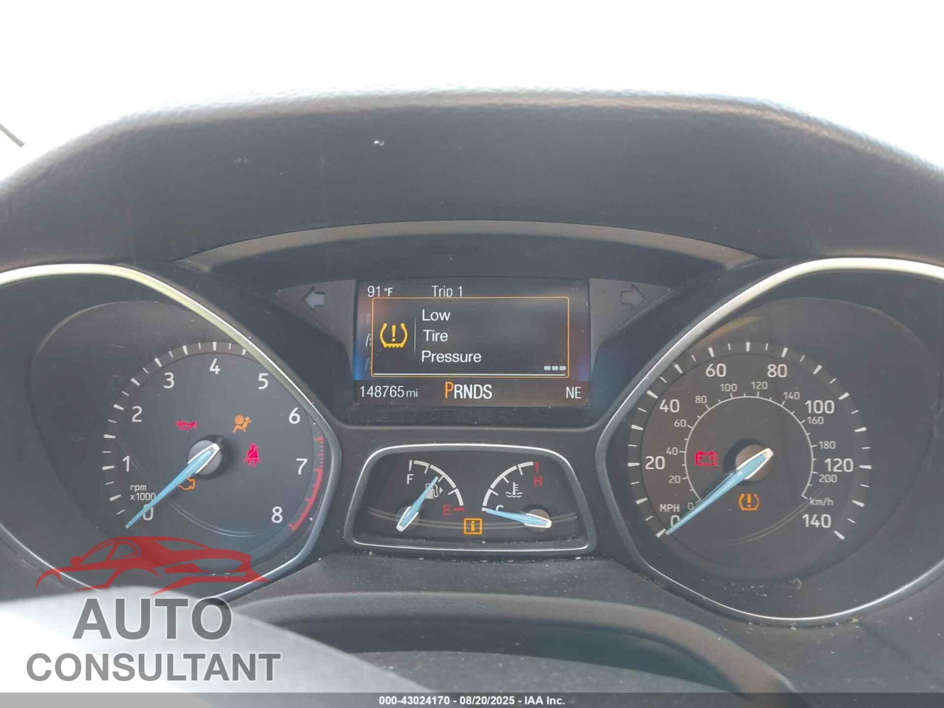 FORD FOCUS 2015 - 1FADP3F22FL228683