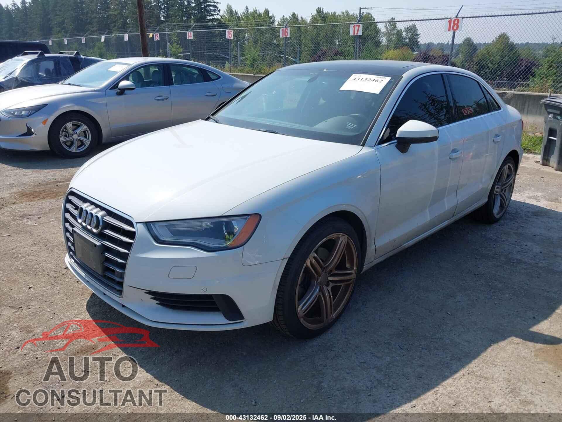 AUDI A3 2015 - WAUEFGFF2F1012322
