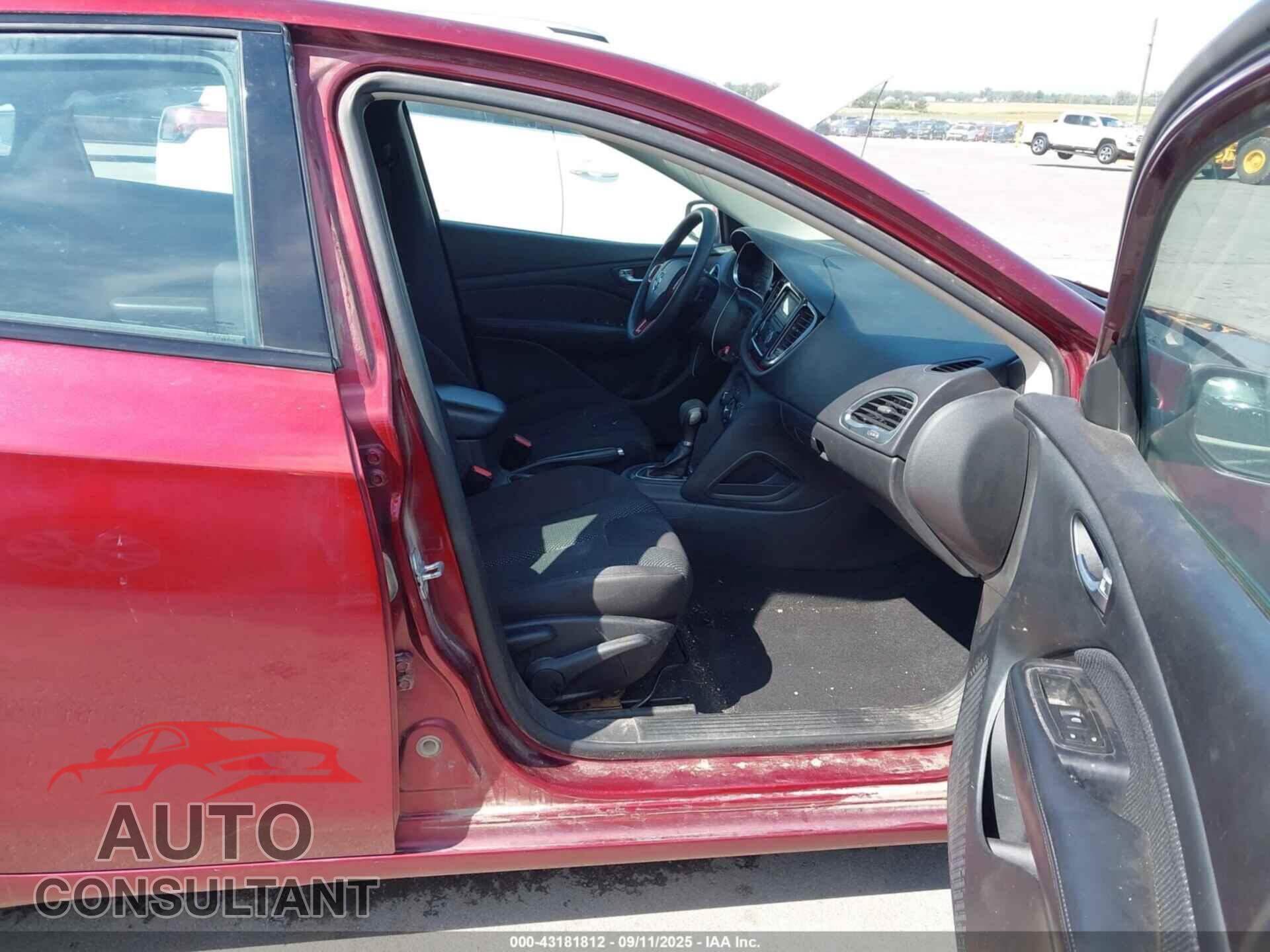 DODGE DART 2015 - 1C3CDFAA4FD402704