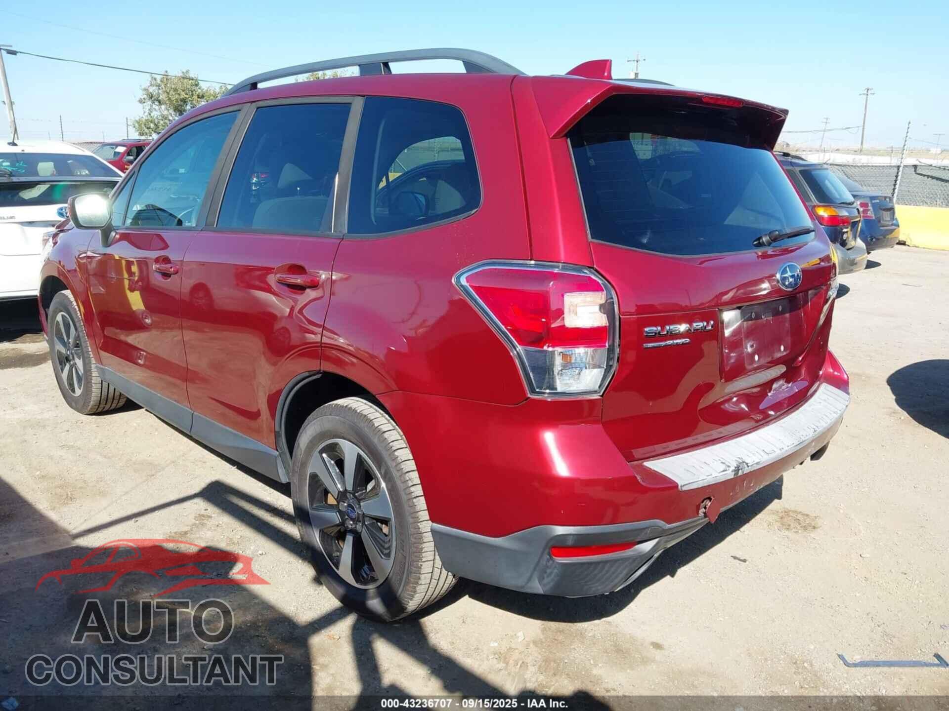 SUBARU FORESTER 2018 - JF2SJAECXJH459586