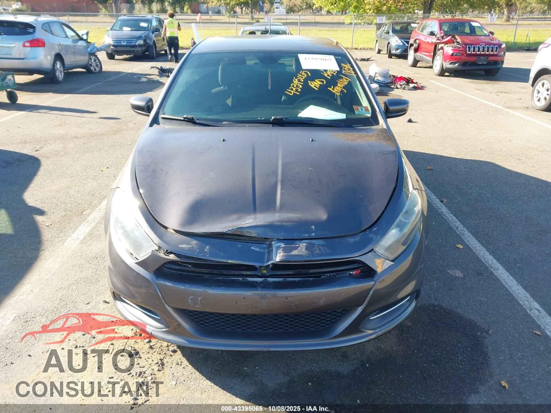 DODGE DART 2015 - 1C3CDFBBXFD405453