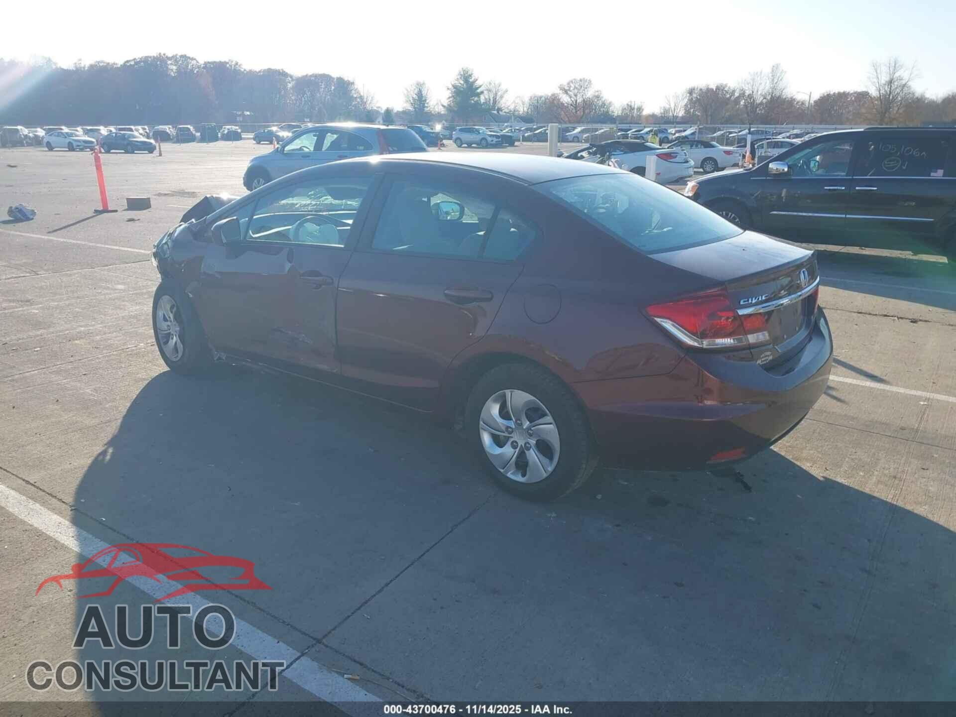 HONDA CIVIC 2014 - 19XFB2F55EE013845