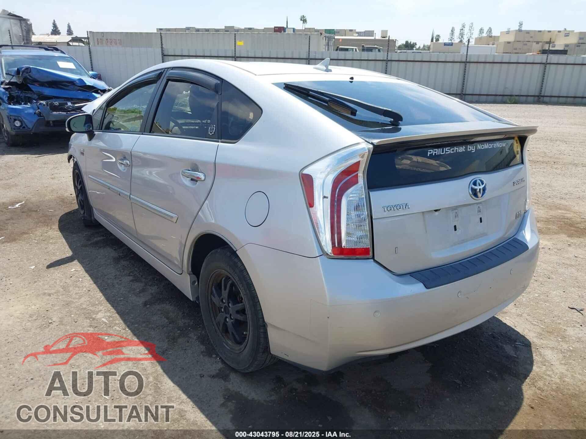 TOYOTA PRIUS 2013 - JTDKN3DU4D5622070