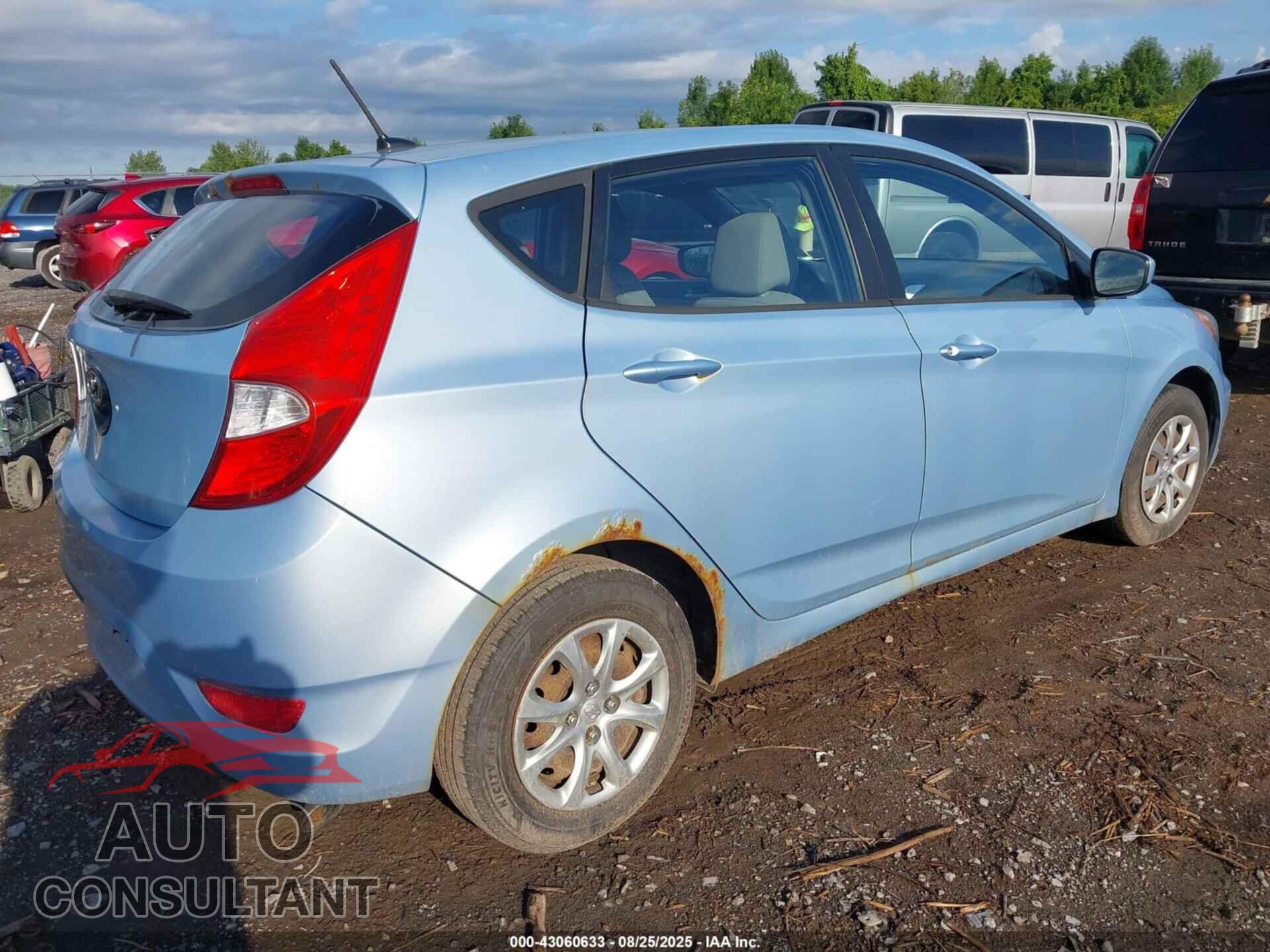 HYUNDAI ACCENT 2013 - KMHCT5AE2DU063459