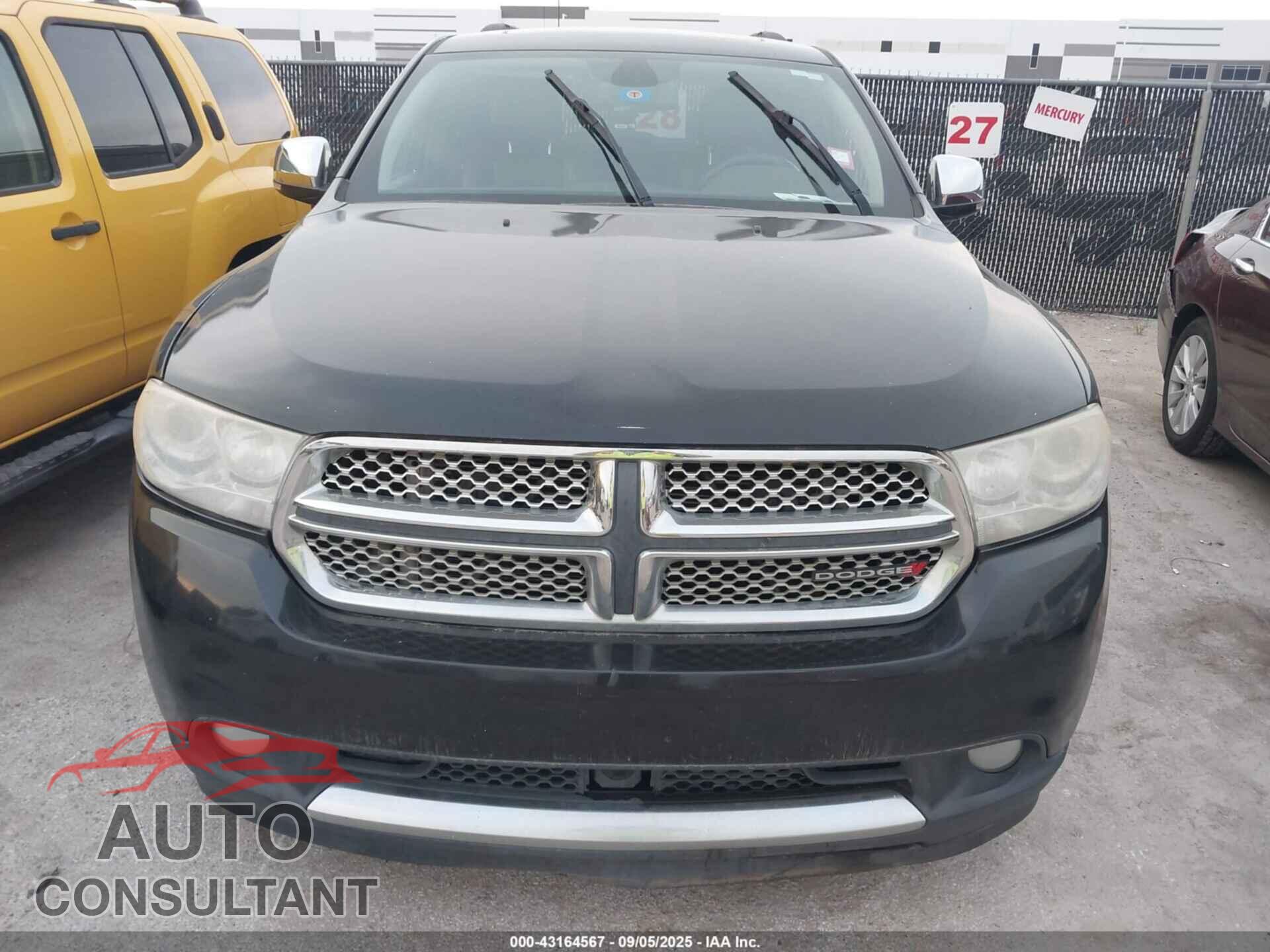 DODGE DURANGO 2012 - 1C4RDHEG5CC284891