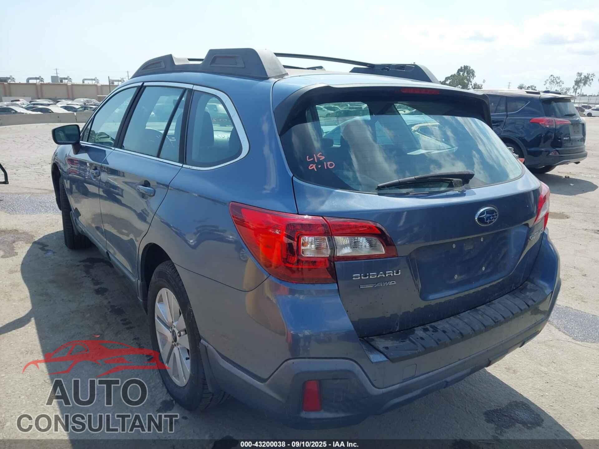 SUBARU OUTBACK 2018 - 4S4BSAAC9J3321953