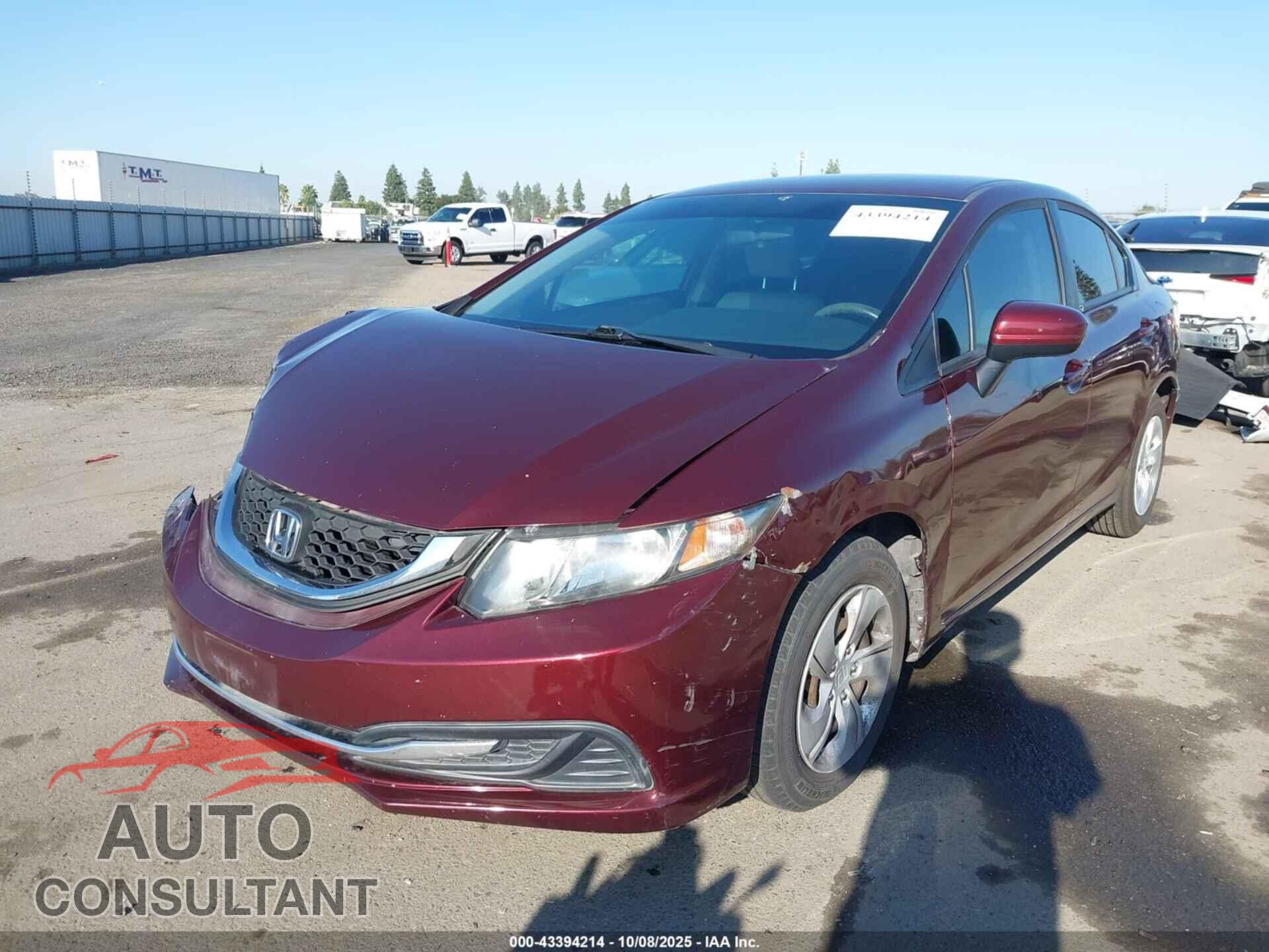 HONDA CIVIC 2014 - 19XFB2F57EE255164