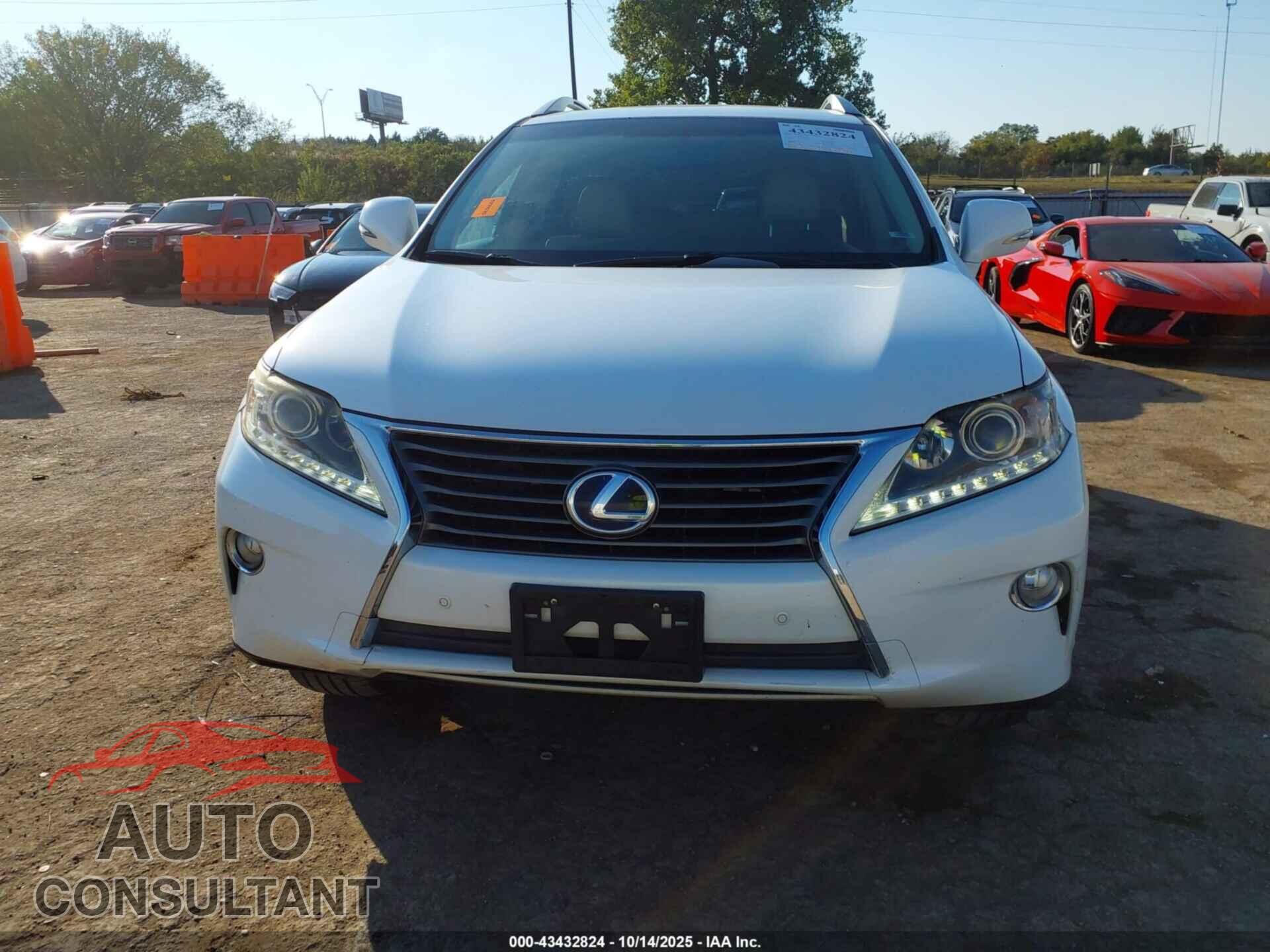 LEXUS RX 450H 2013 - JTJBC1BA6D2060108