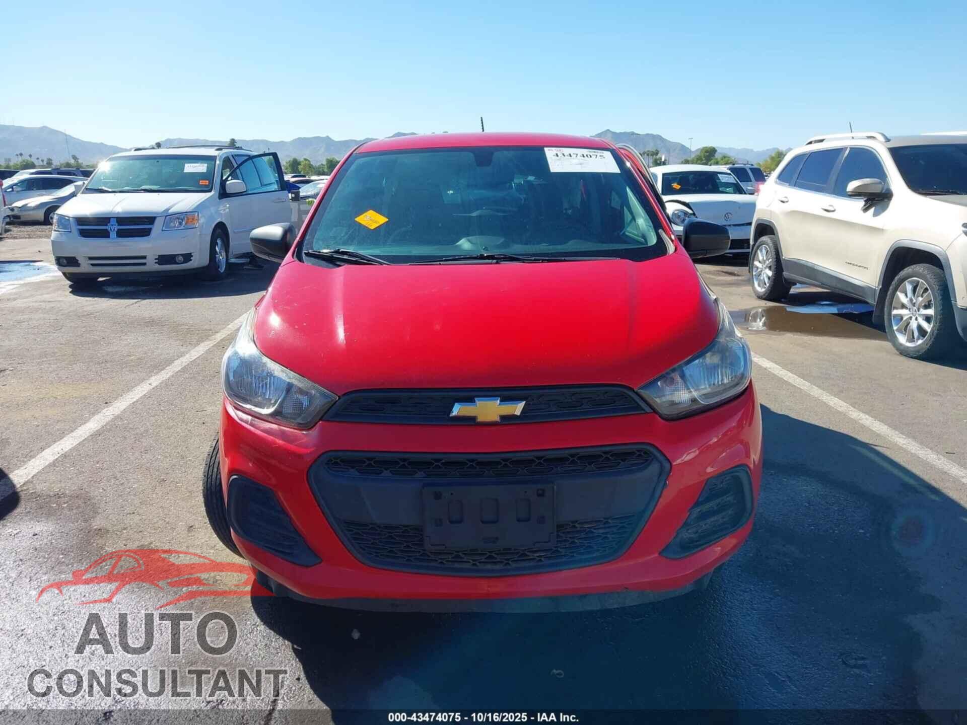 CHEVROLET SPARK 2017 - KL8CB6SA9HC706256