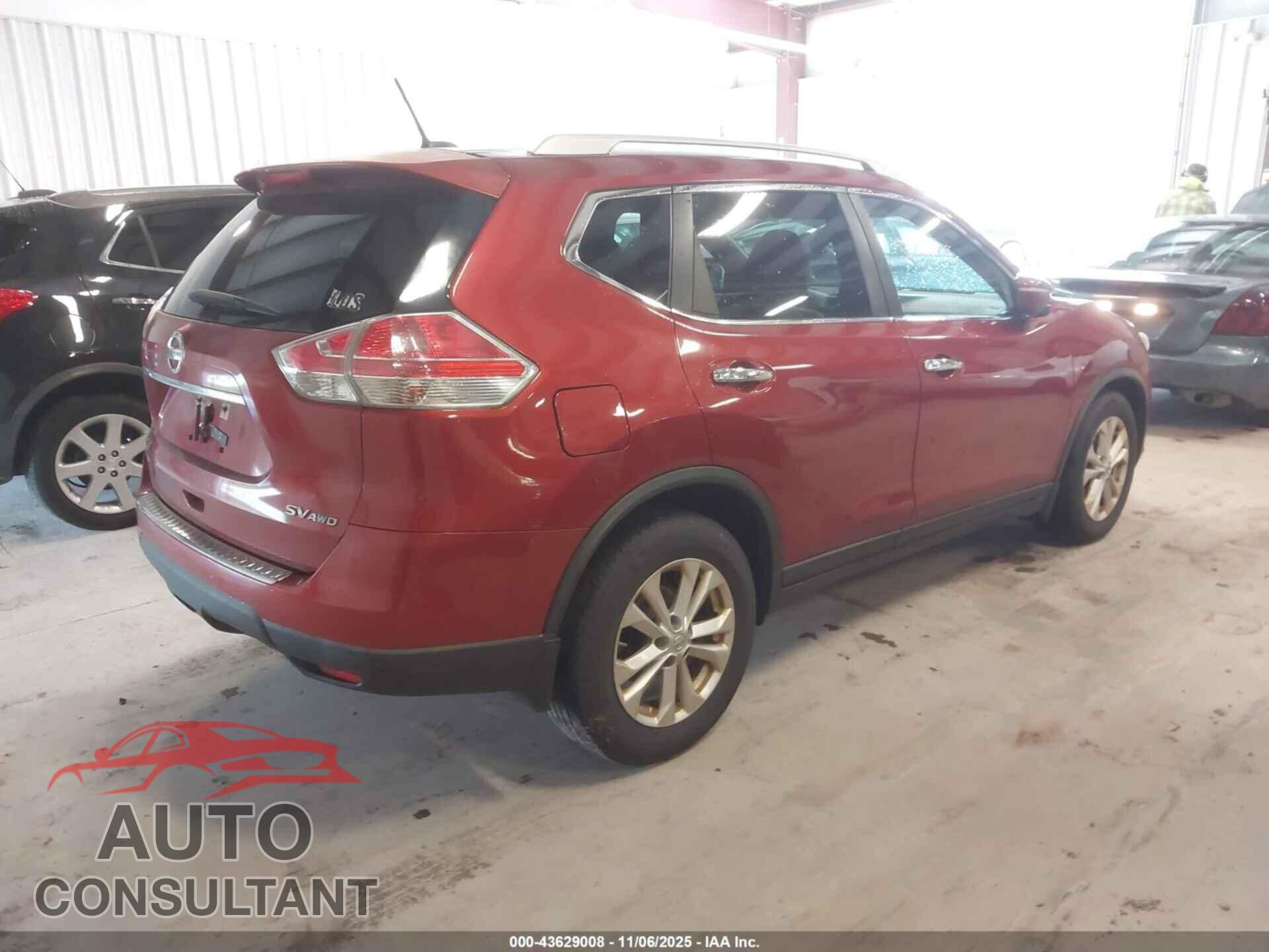 NISSAN ROGUE 2015 - KNMAT2MV8FP509928