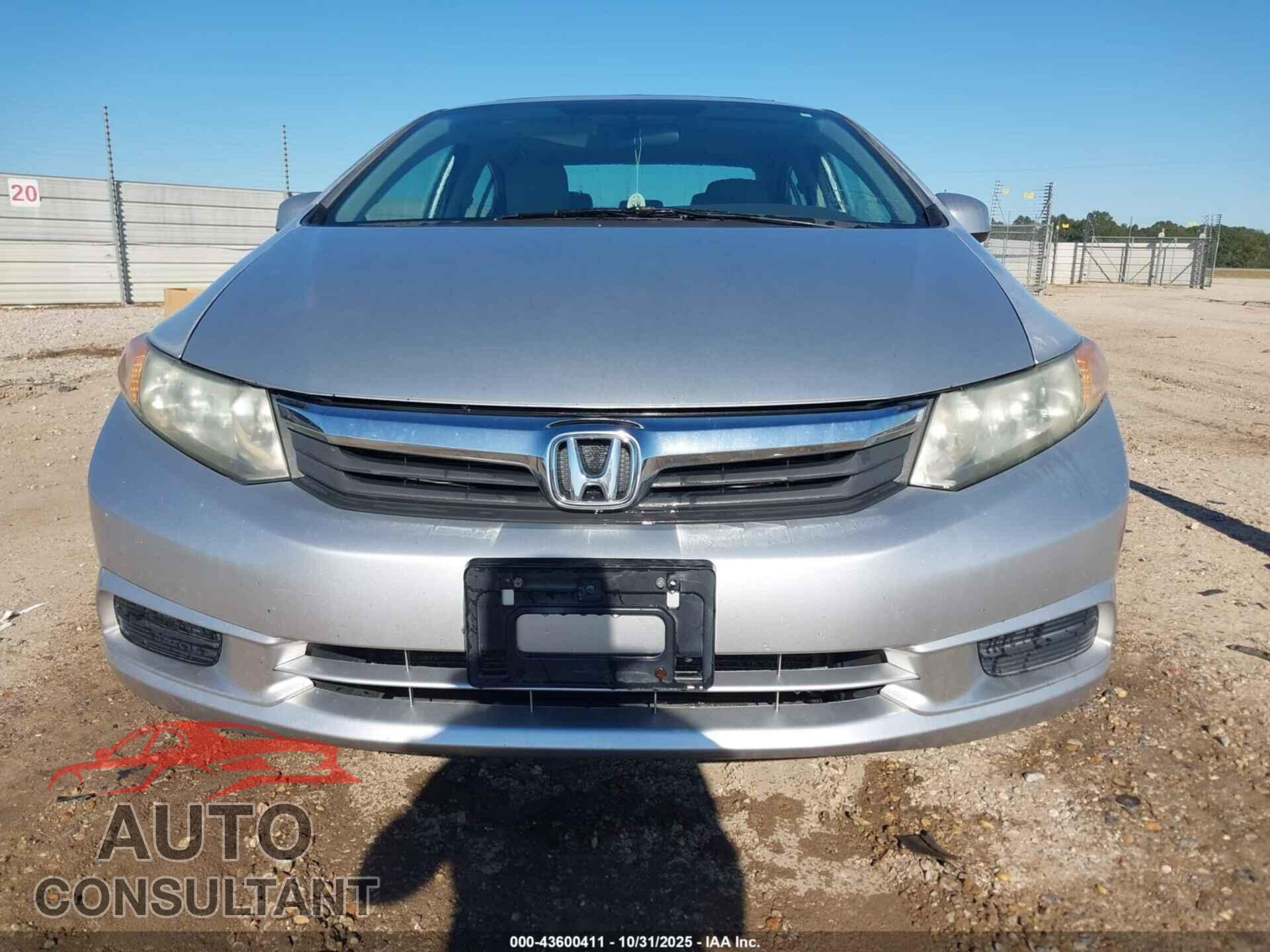 HONDA CIVIC 2012 - 2HGFB2F91CH542991