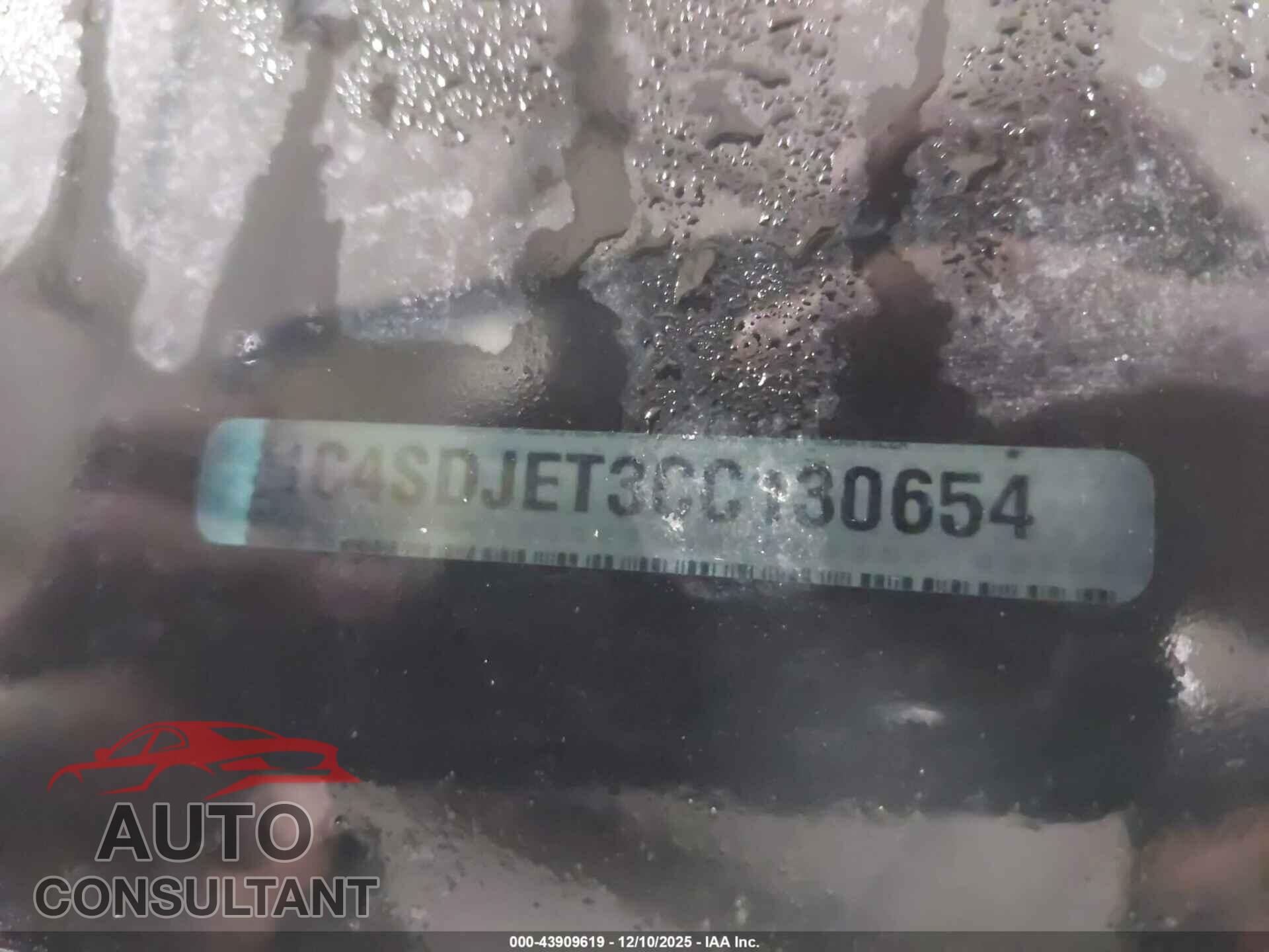 DODGE DURANGO 2012 - 1C4SDJET3CC130654