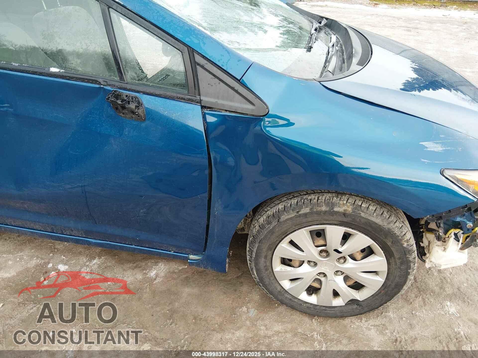 HONDA CIVIC 2012 - 19XFB2E58CE016396
