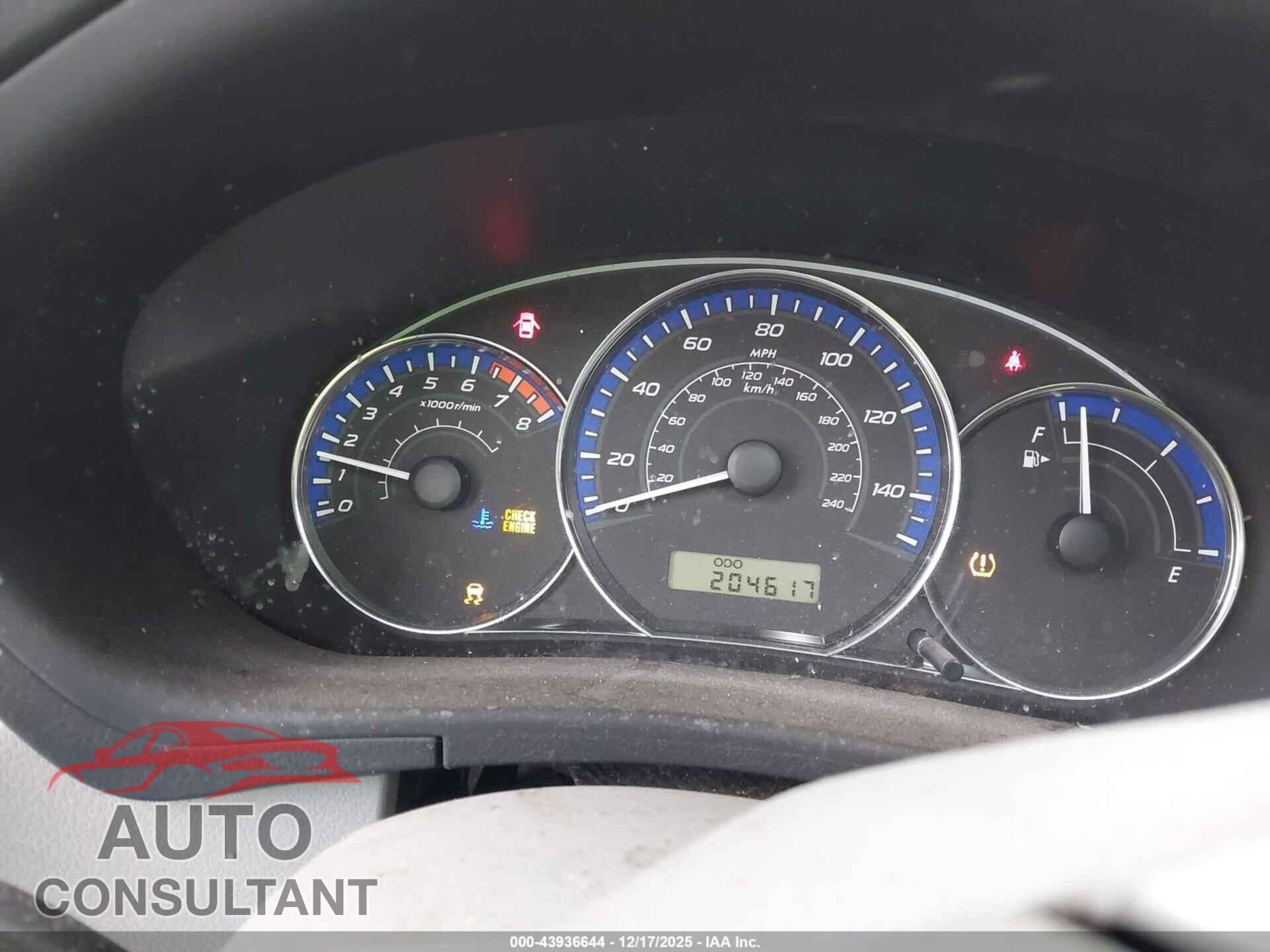 SUBARU FORESTER 2013 - JF2SHADC2DG413998