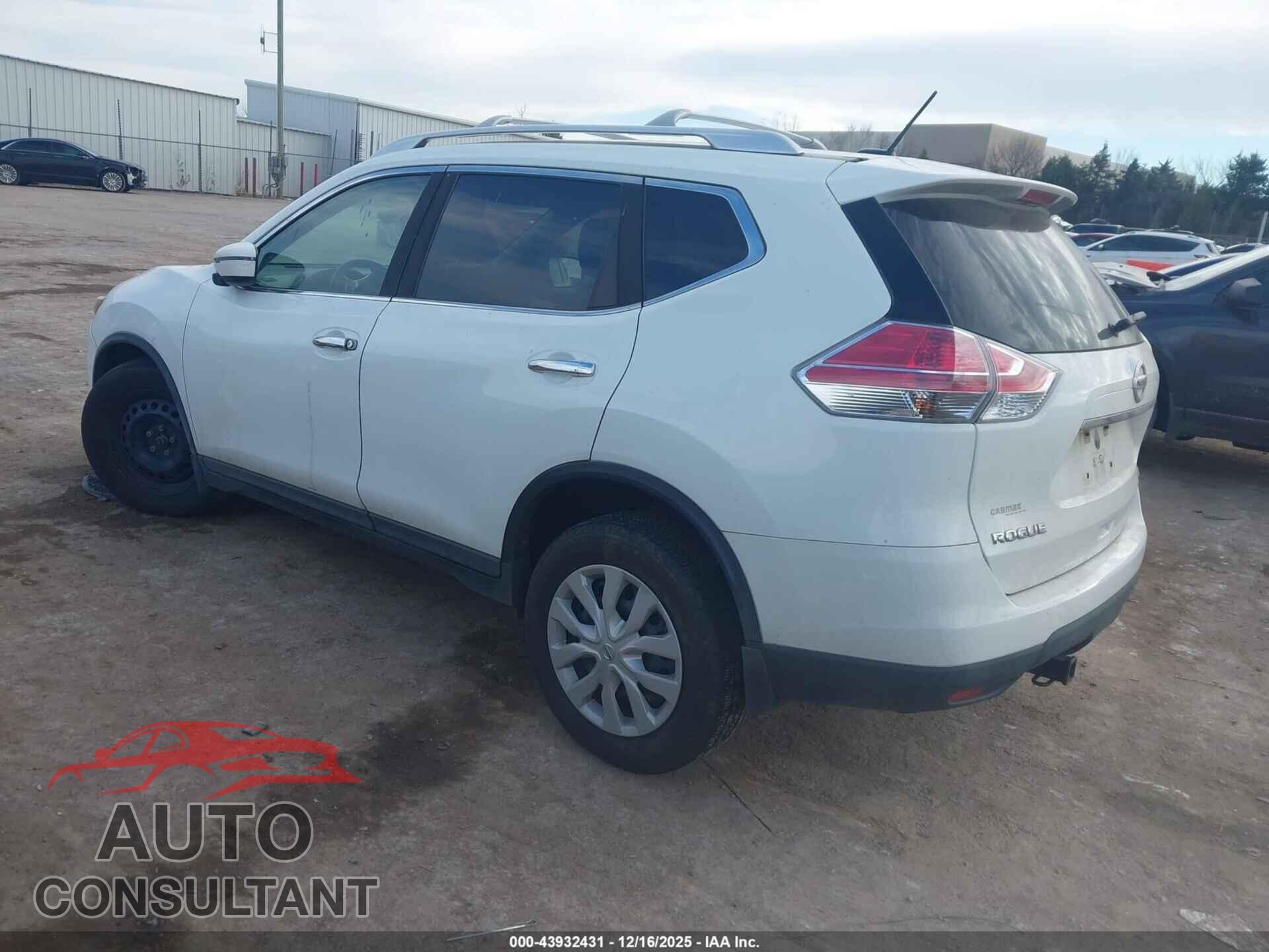NISSAN ROGUE 2016 - KNMAT2MV5GP679665