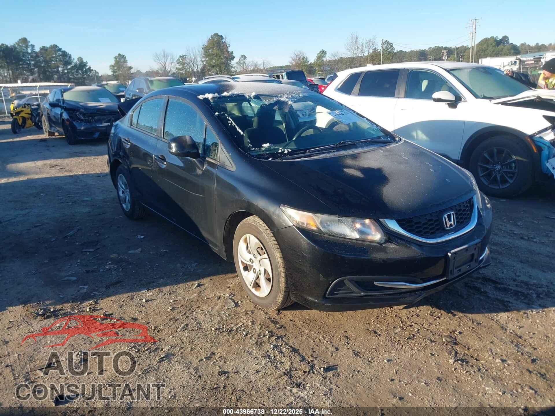 HONDA CIVIC 2013 - 2HGFB2F51DH565265