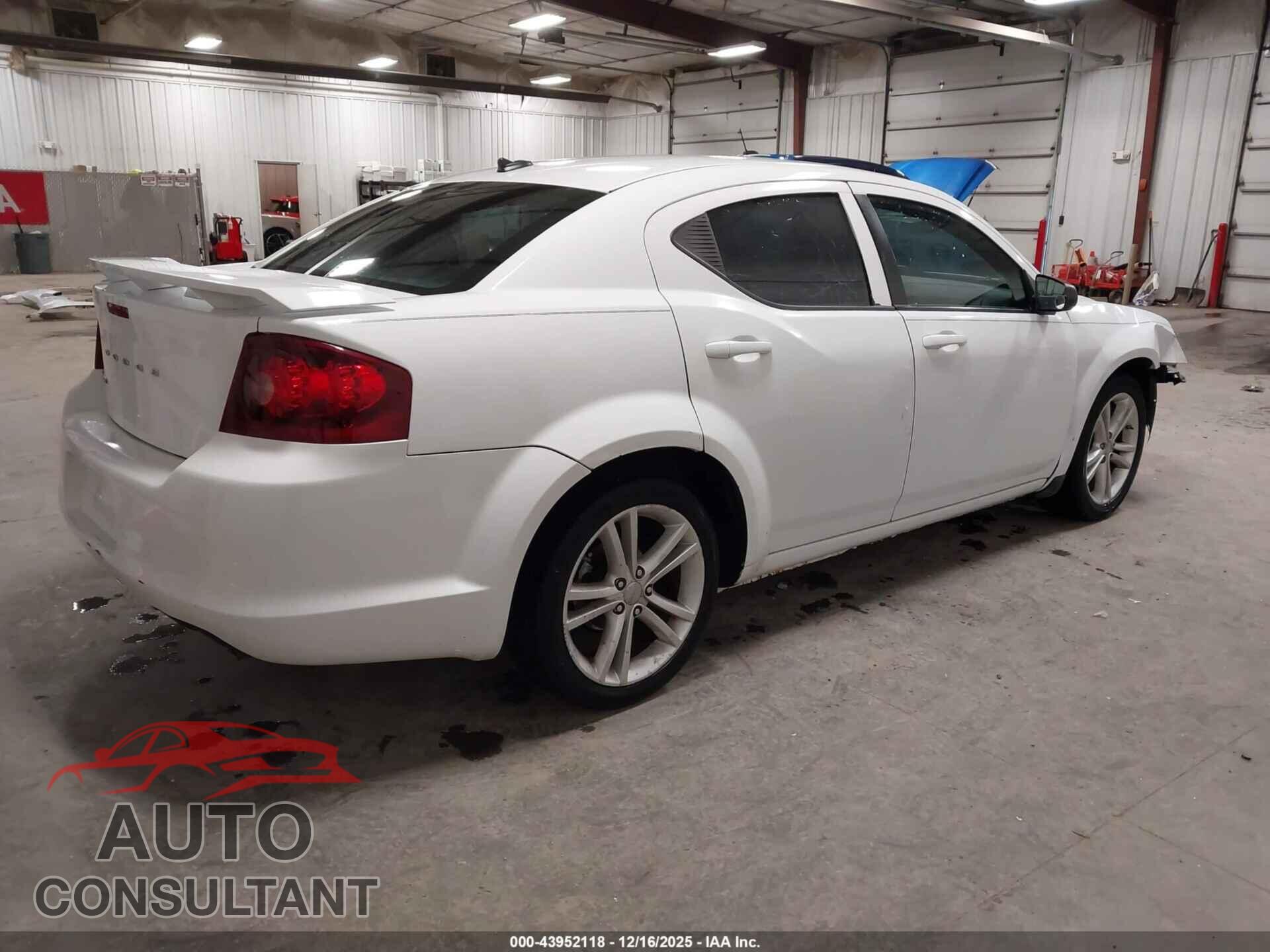 DODGE AVENGER 2013 - 1C3CDZAG9DN526304