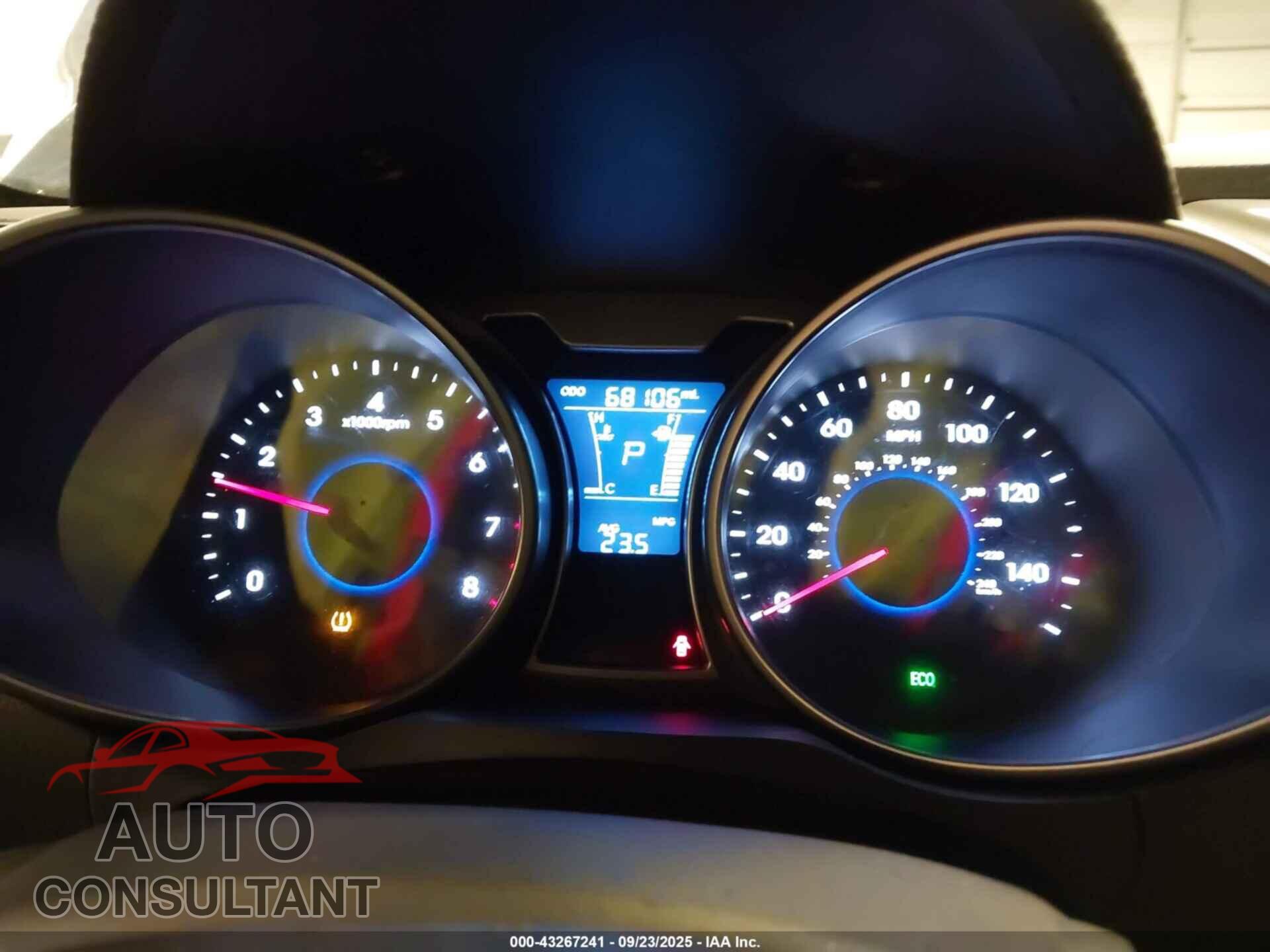 HYUNDAI VELOSTER 2013 - KMHTC6AD4DU096881