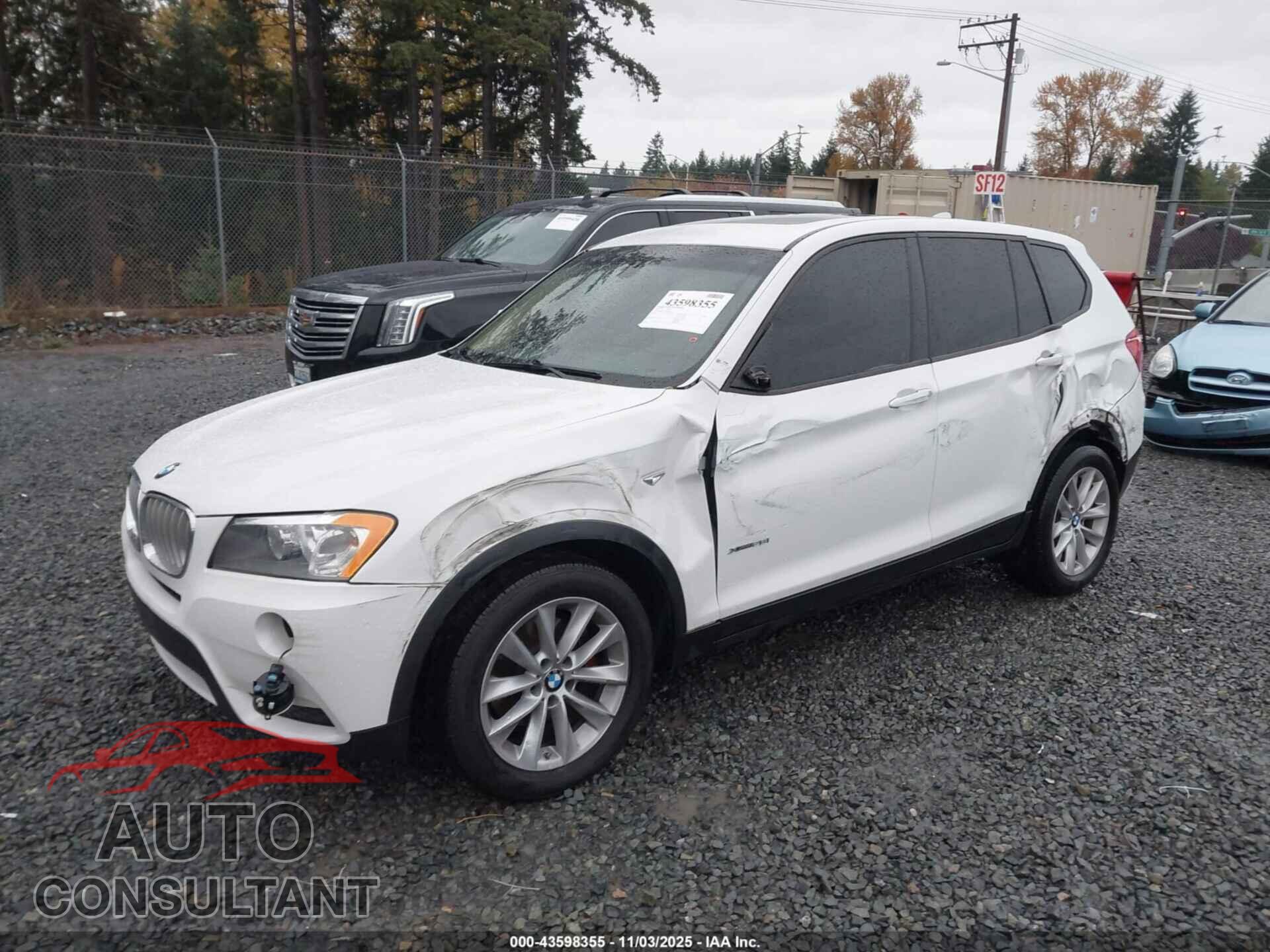 BMW X3 2013 - 5UXWX9C58D0A17086