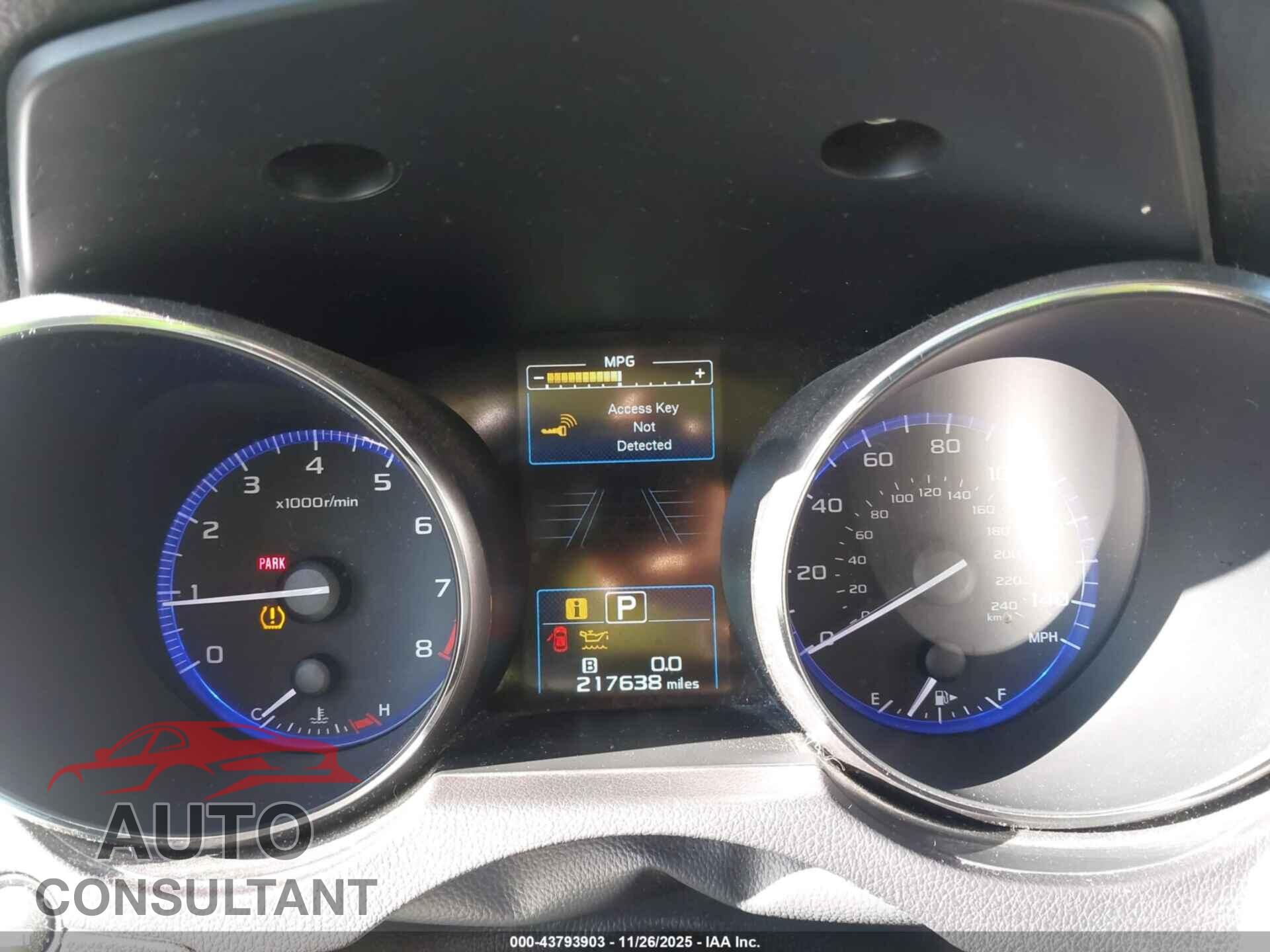 SUBARU OUTBACK 2016 - 4S4BSBNC6G3242832