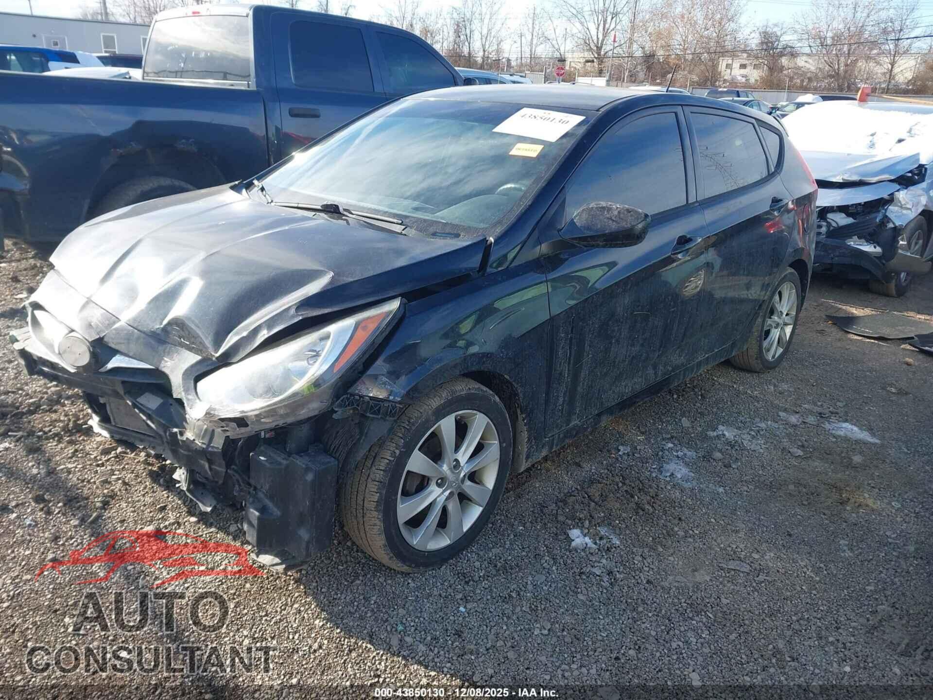 HYUNDAI ACCENT 2012 - KMHCU5AEXCU045464