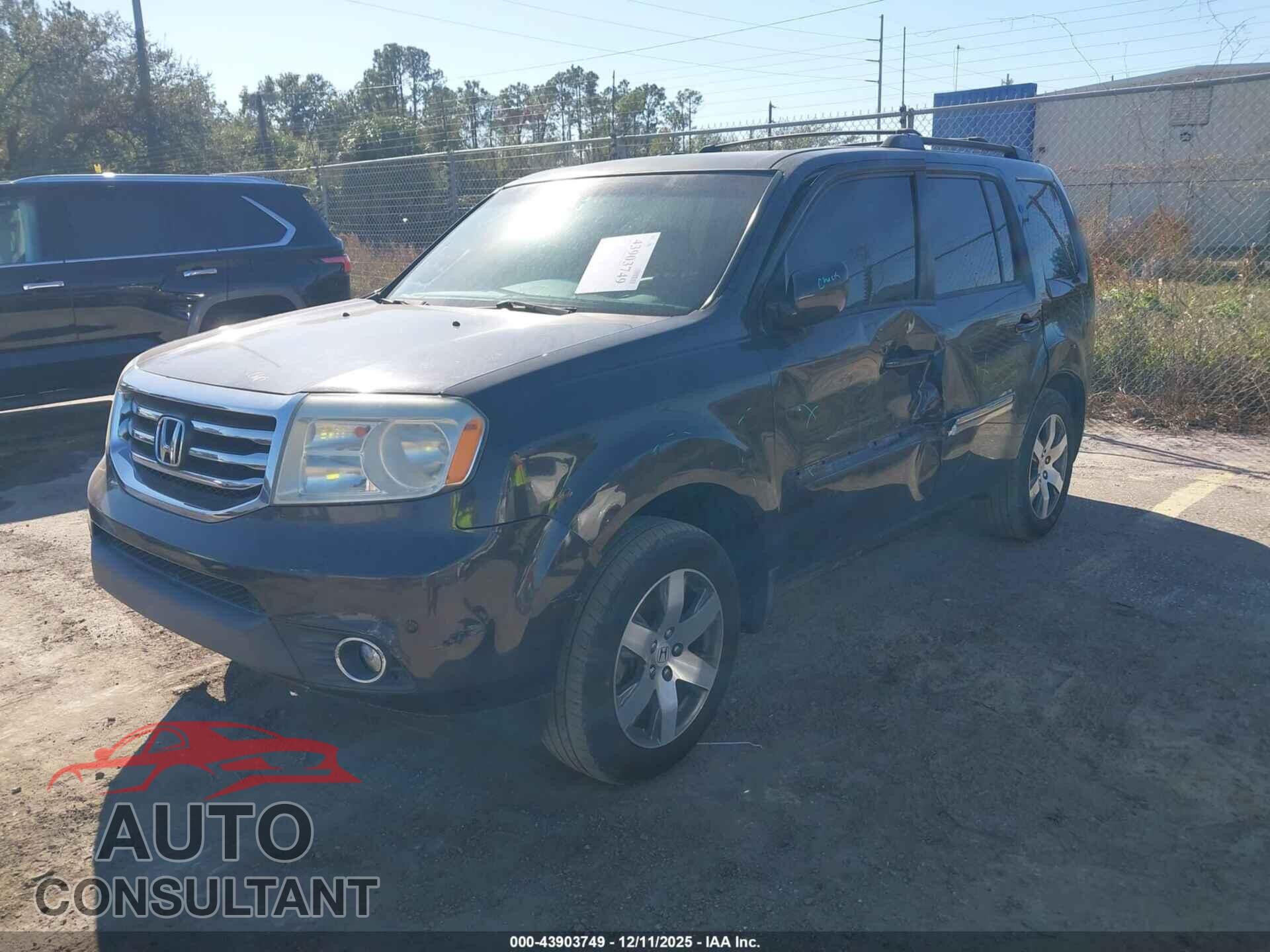 HONDA PILOT 2013 - 5FNYF3H99DB030319