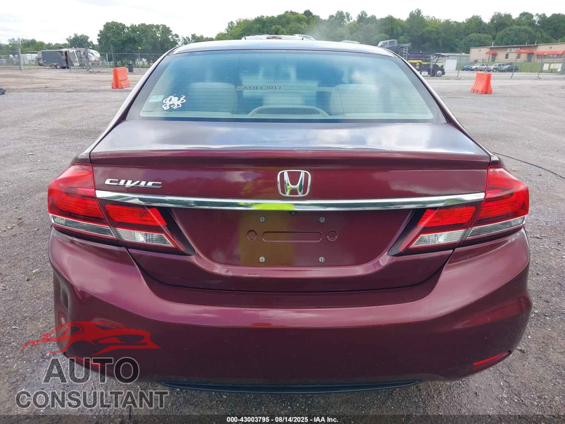 HONDA CIVIC 2015 - 19XFB2F54FE089249