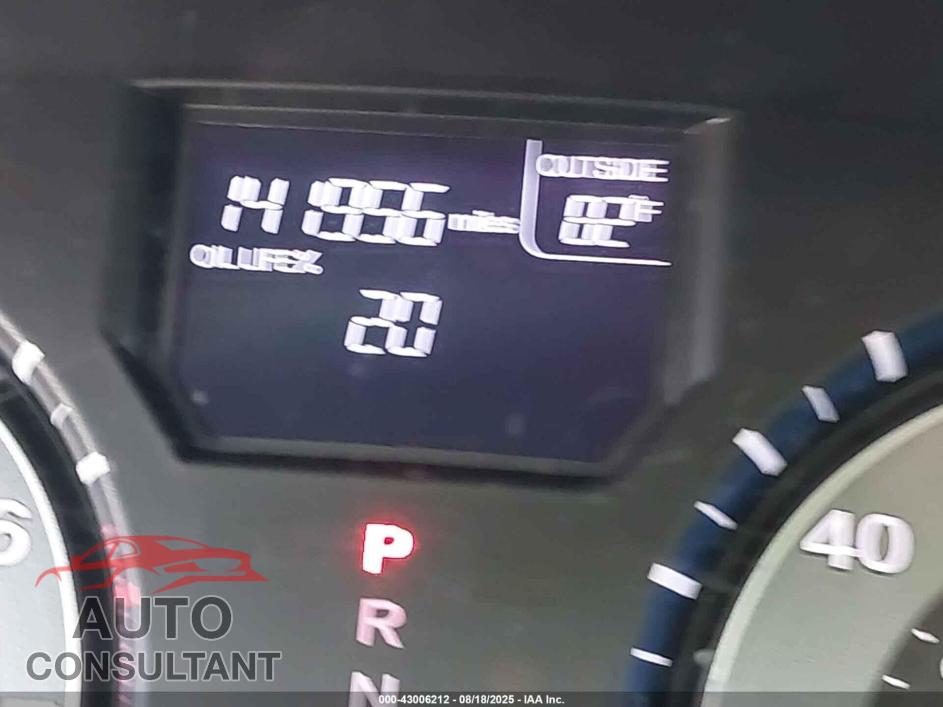 HONDA ODYSSEY 2011 - 5FNRL5H66BB038325
