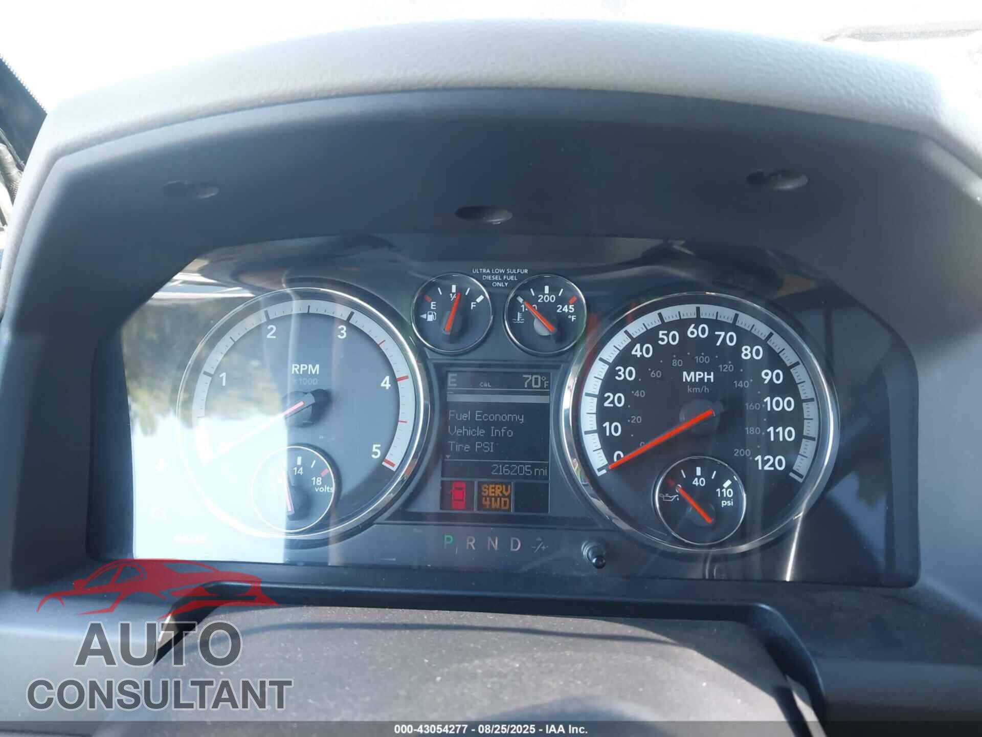 DODGE RAM 2500 2010 - 3D7UT2CL0AG115968
