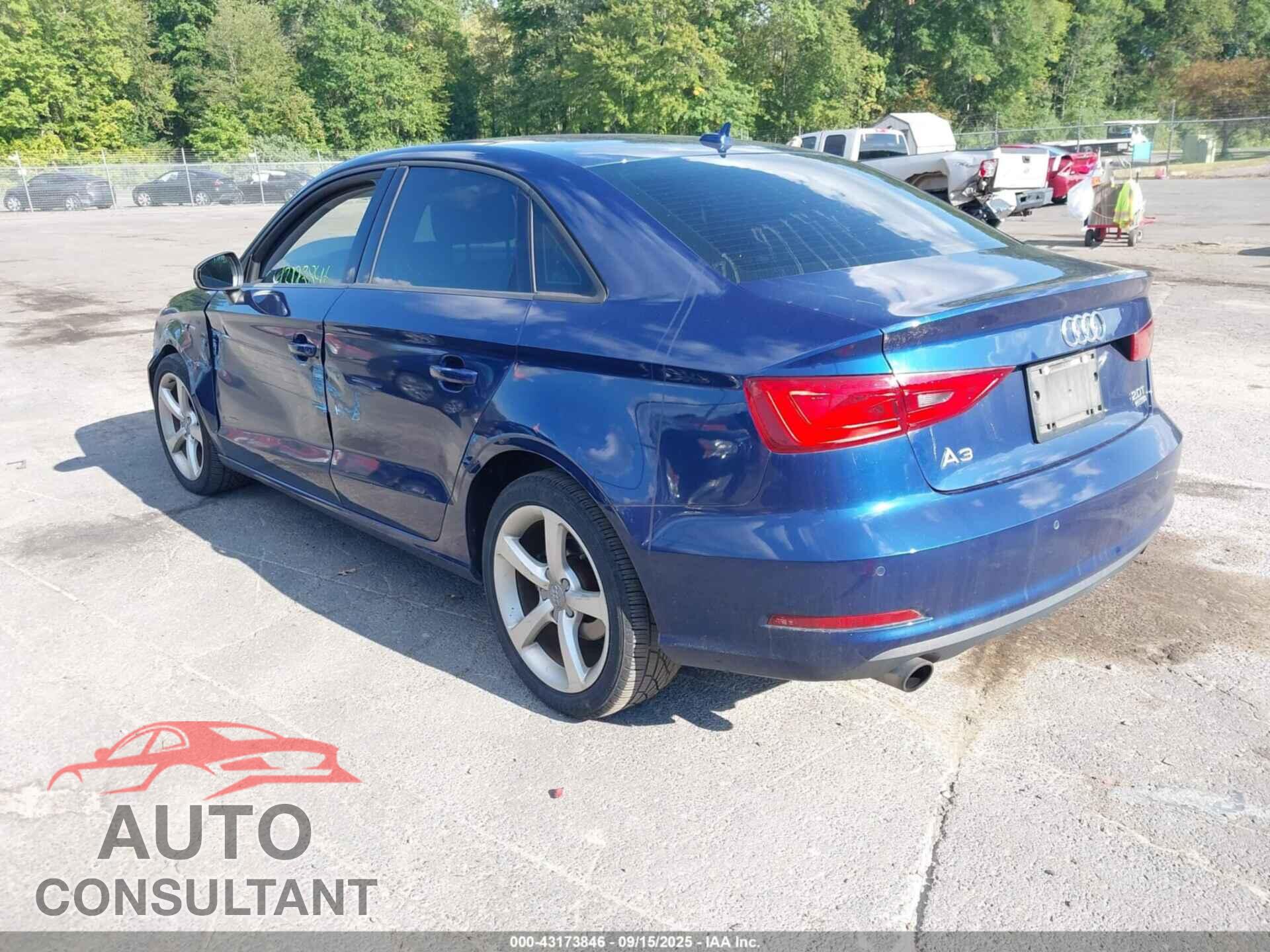 AUDI A3 2016 - WAUB8GFF9G1023039