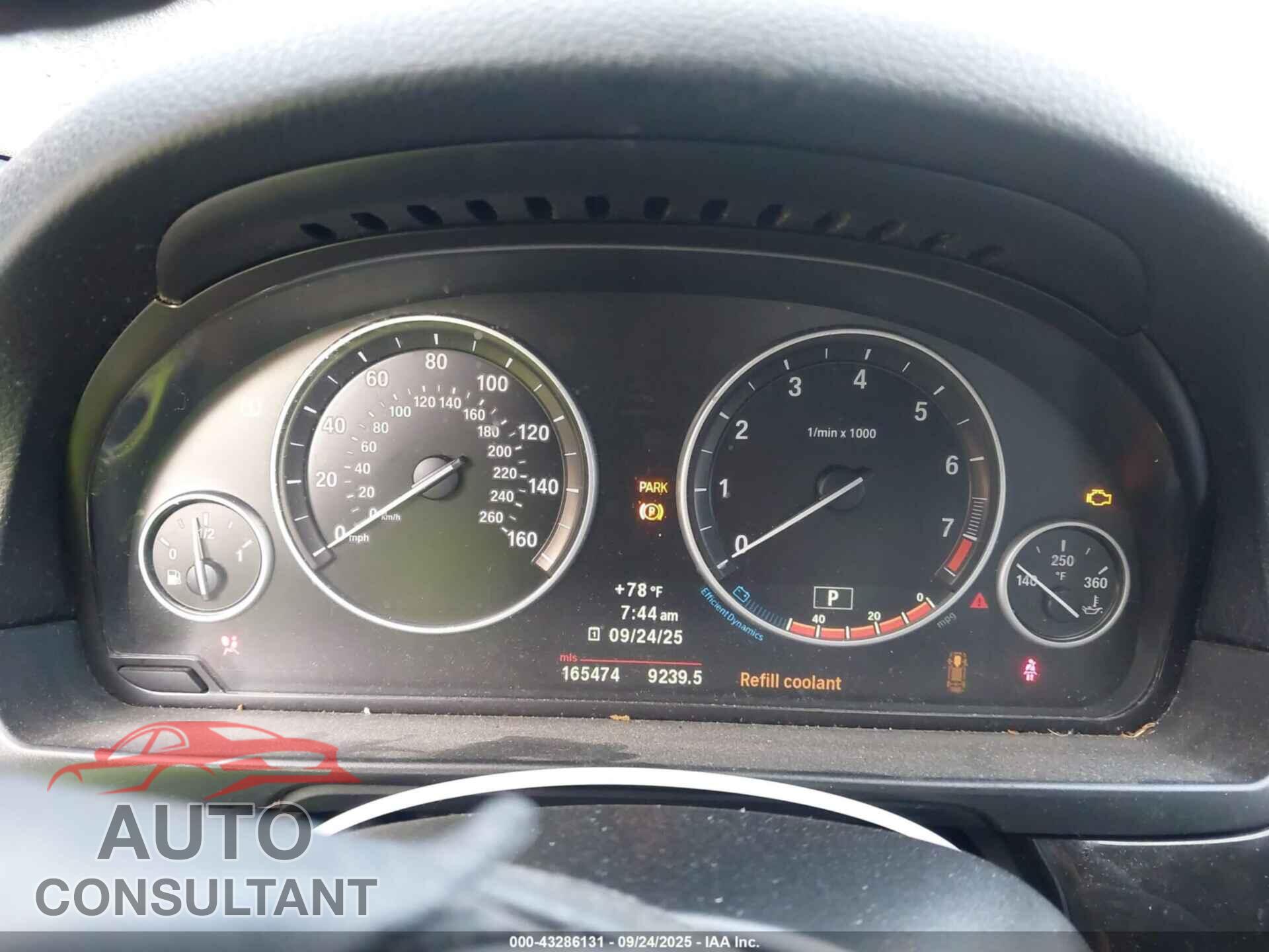 BMW 535I 2012 - WBAFR7C53CC815311