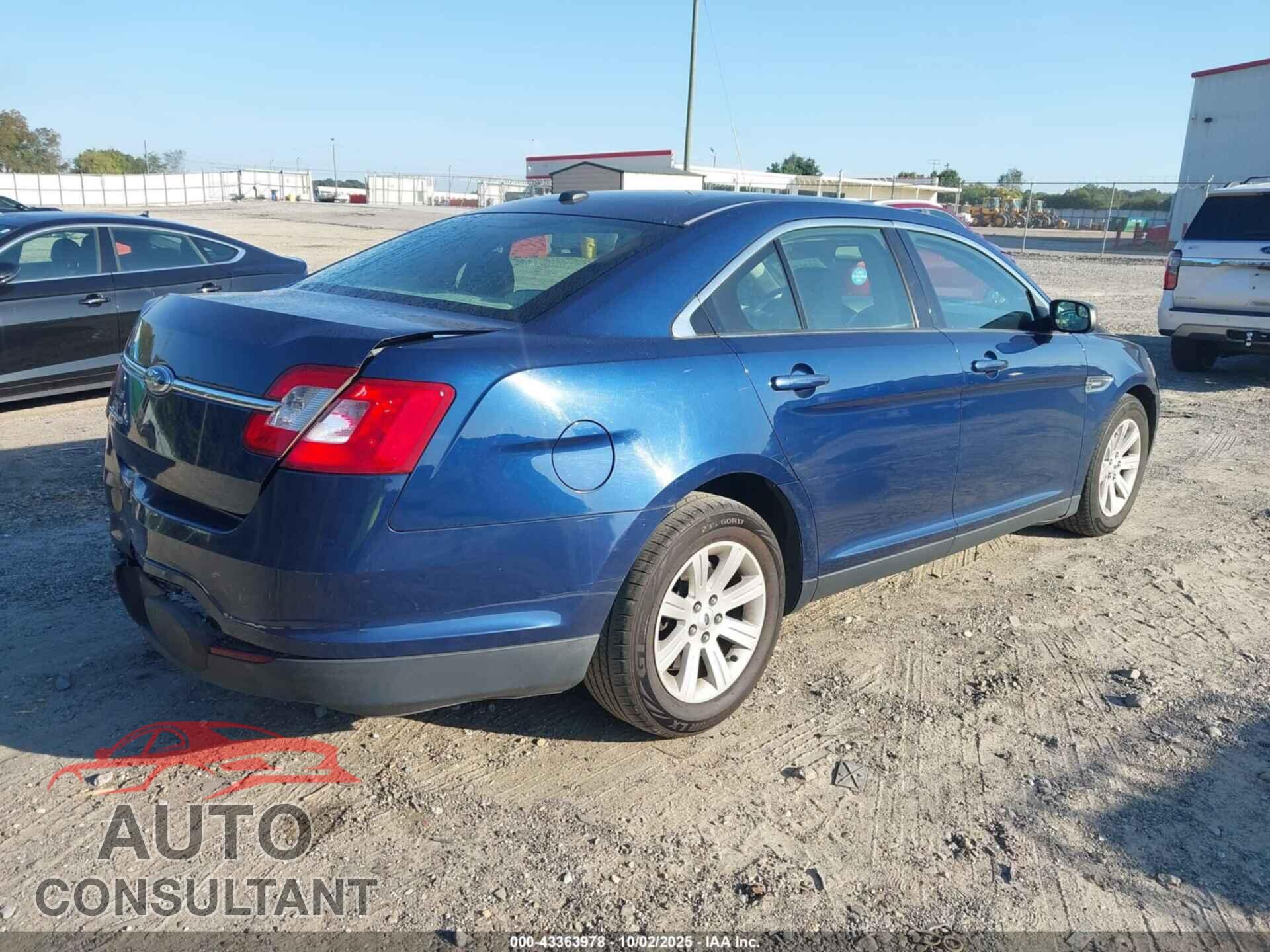 FORD TAURUS 2012 - 1FAHP2DW4CG122175