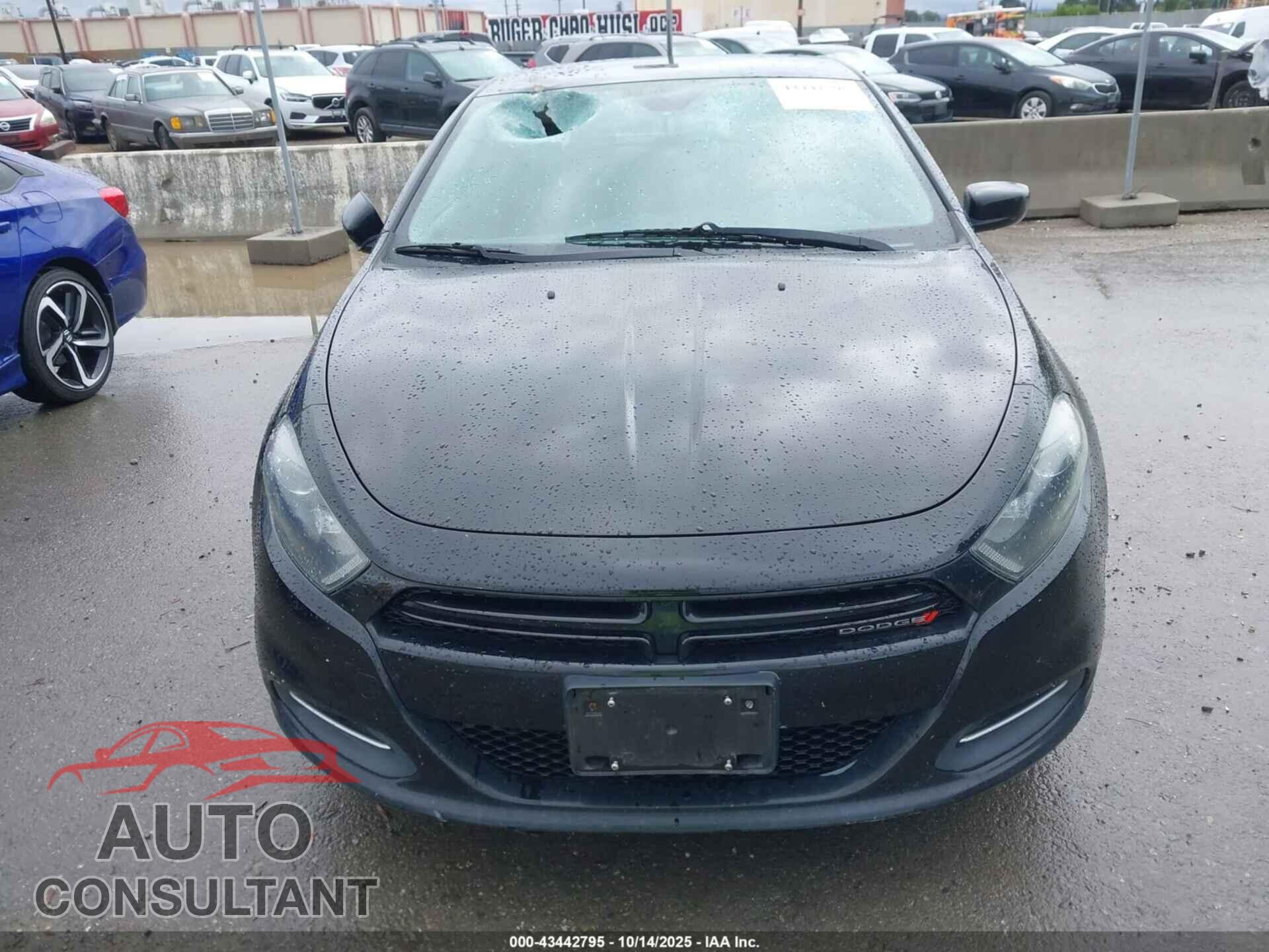 DODGE DART 2015 - 1C3CDFBB1FD221373