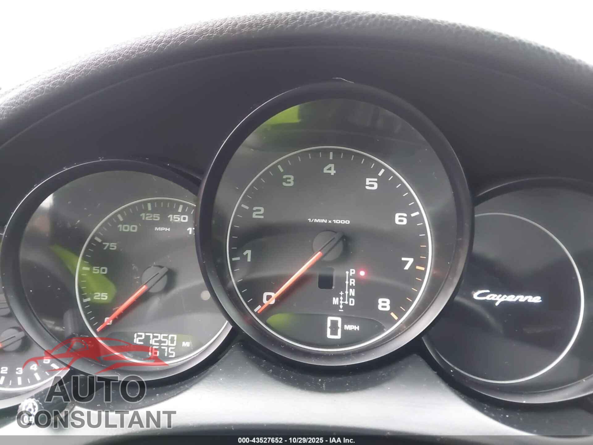 PORSCHE CAYENNE 2011 - WP1AA2A29BLA04349