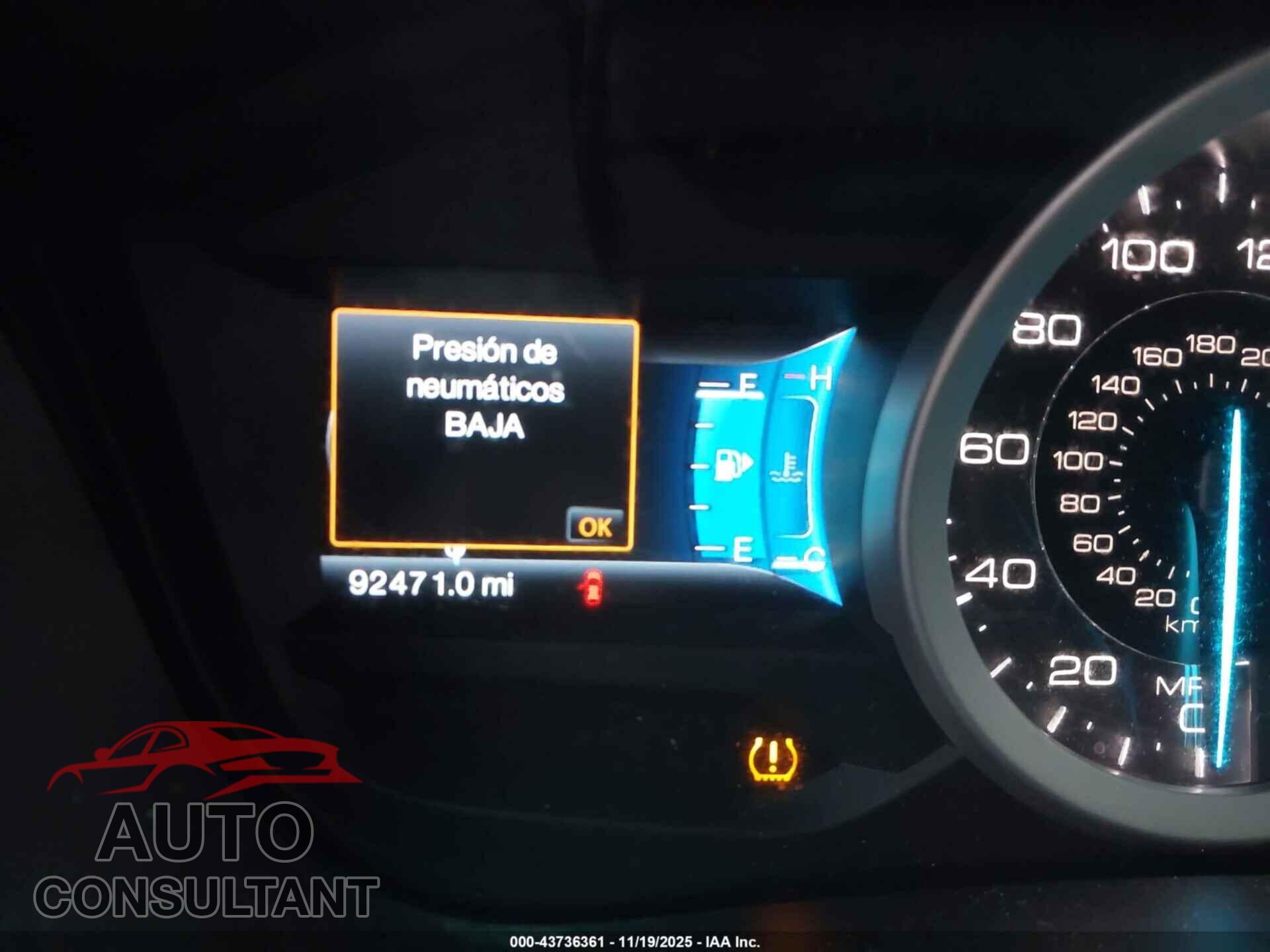 FORD EXPLORER 2015 - 1FM5K7F81FGA76845