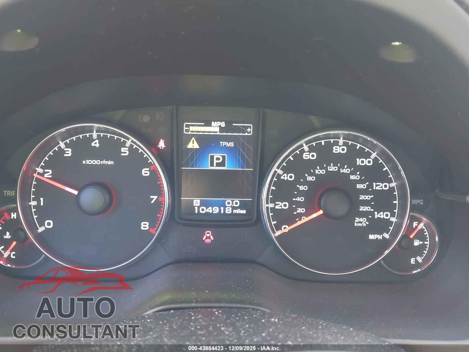 SUBARU OUTBACK 2013 - 4S4BRBKC3D3240175