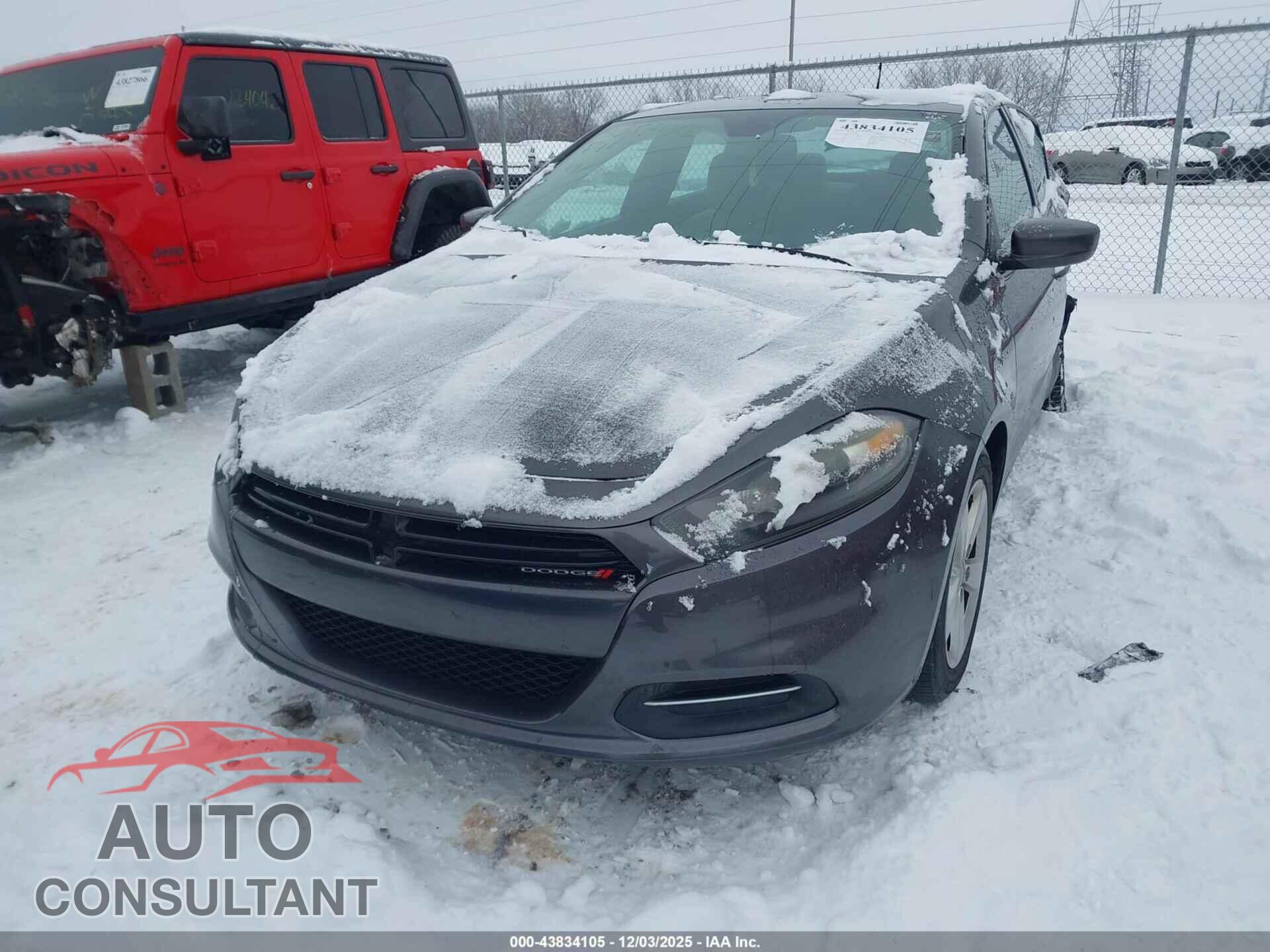 DODGE DART 2016 - 1C3CDFBB2GD563982