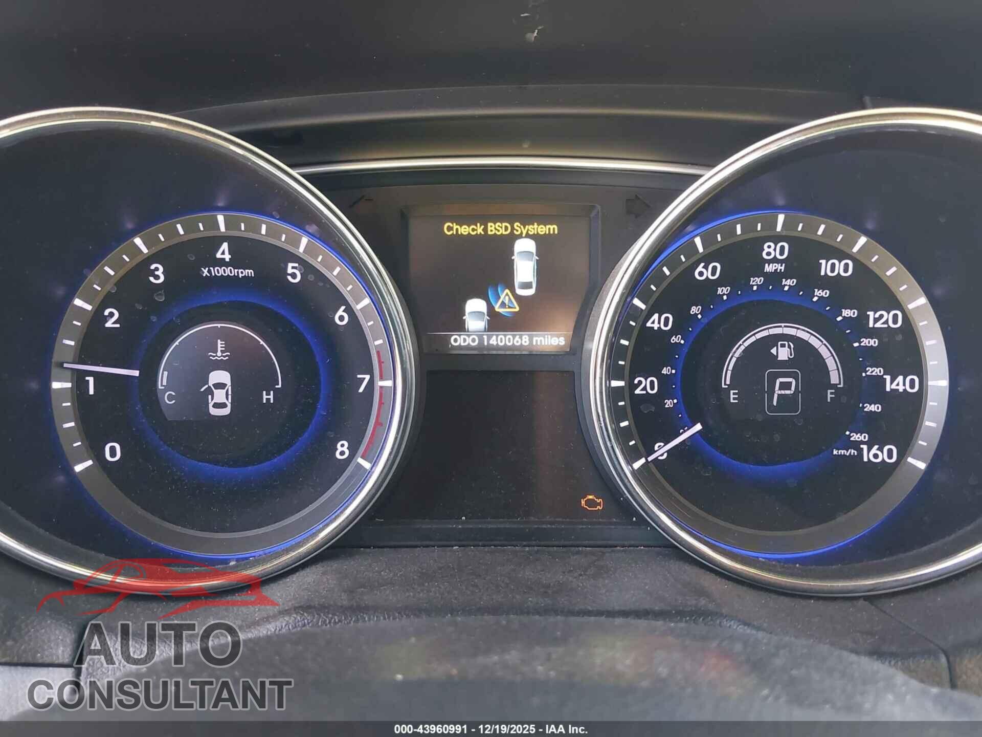 HYUNDAI SONATA 2014 - 5NPEC4AB3EH891402