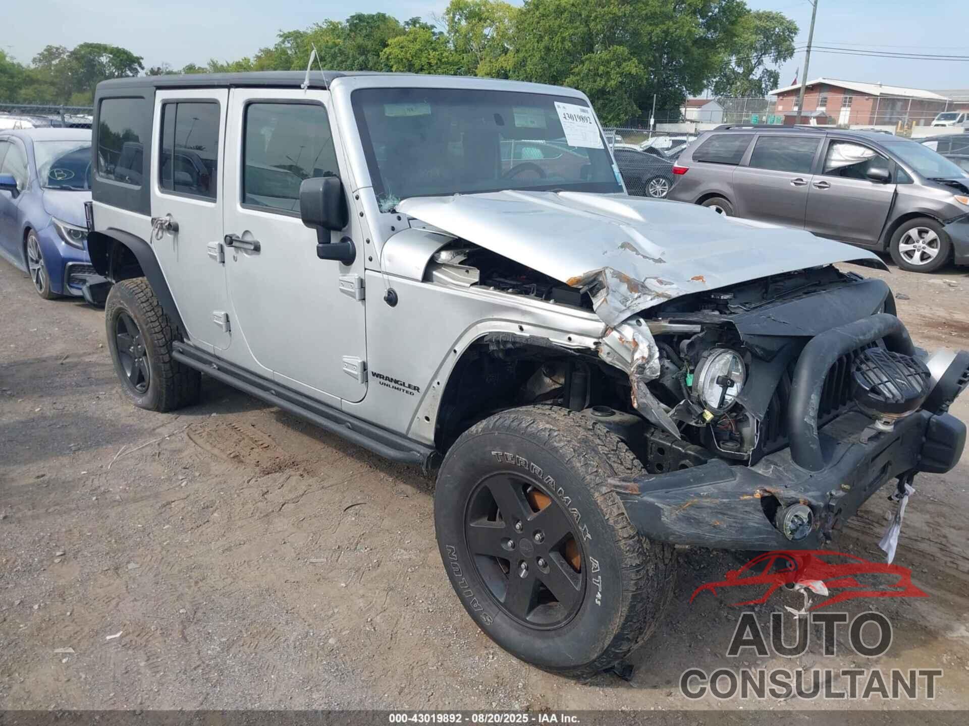 JEEP WRANGLER UNLIMITED 2012 - 1C4BJWFG3CL211984