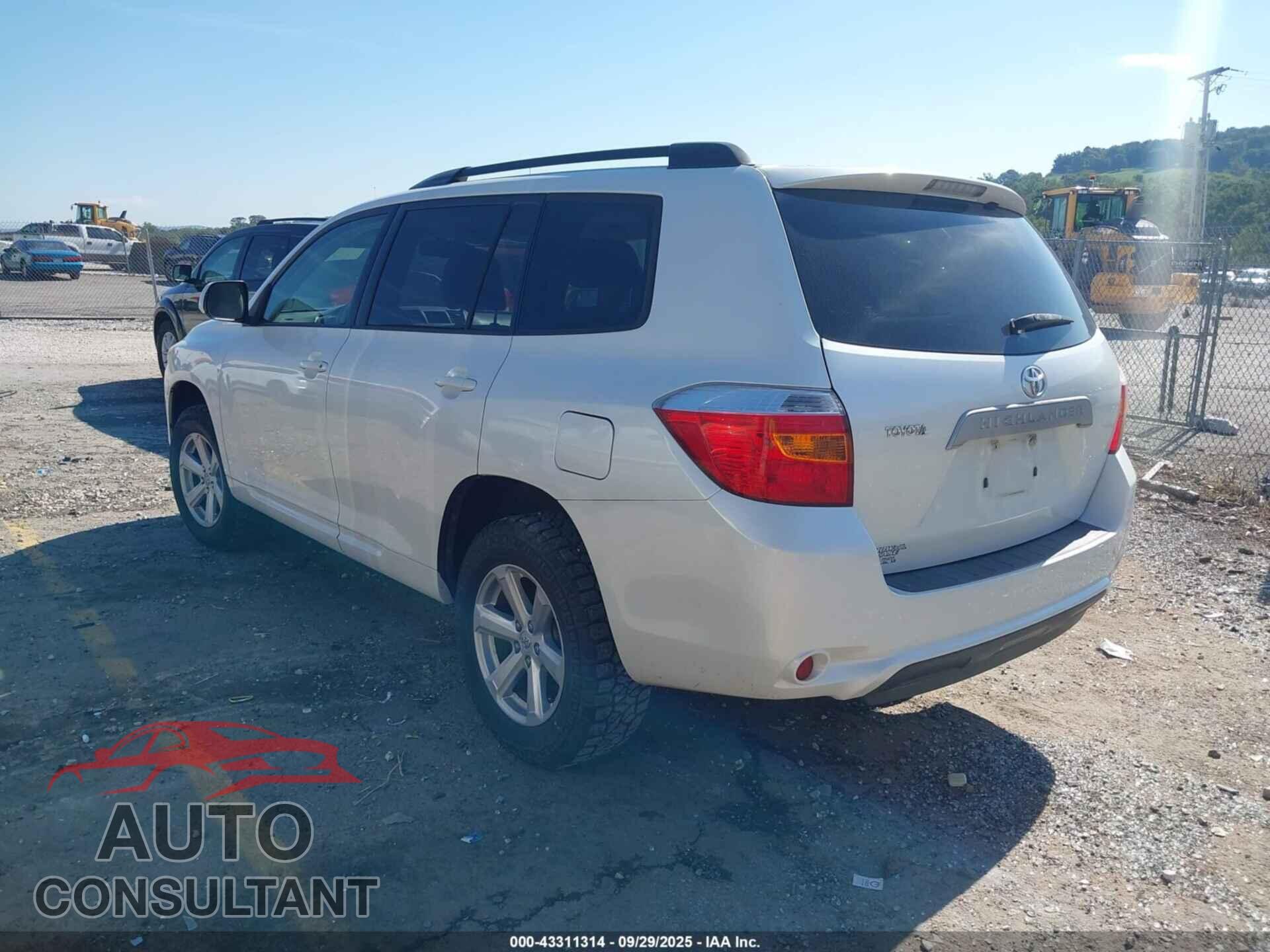 TOYOTA HIGHLANDER 2009 - JTEDA41A492002053