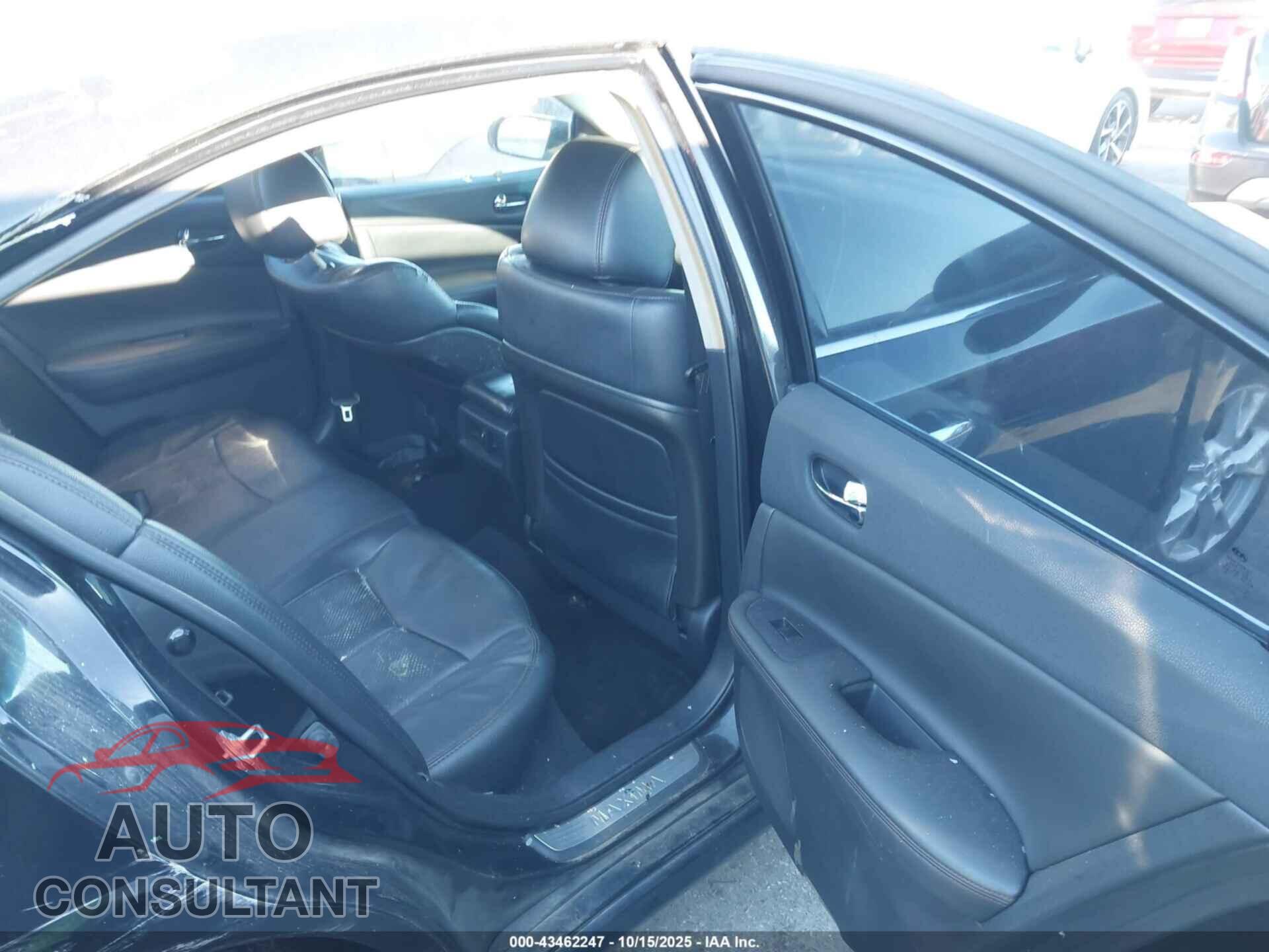 NISSAN MAXIMA 2012 - 1N4AA5AP8CC809863