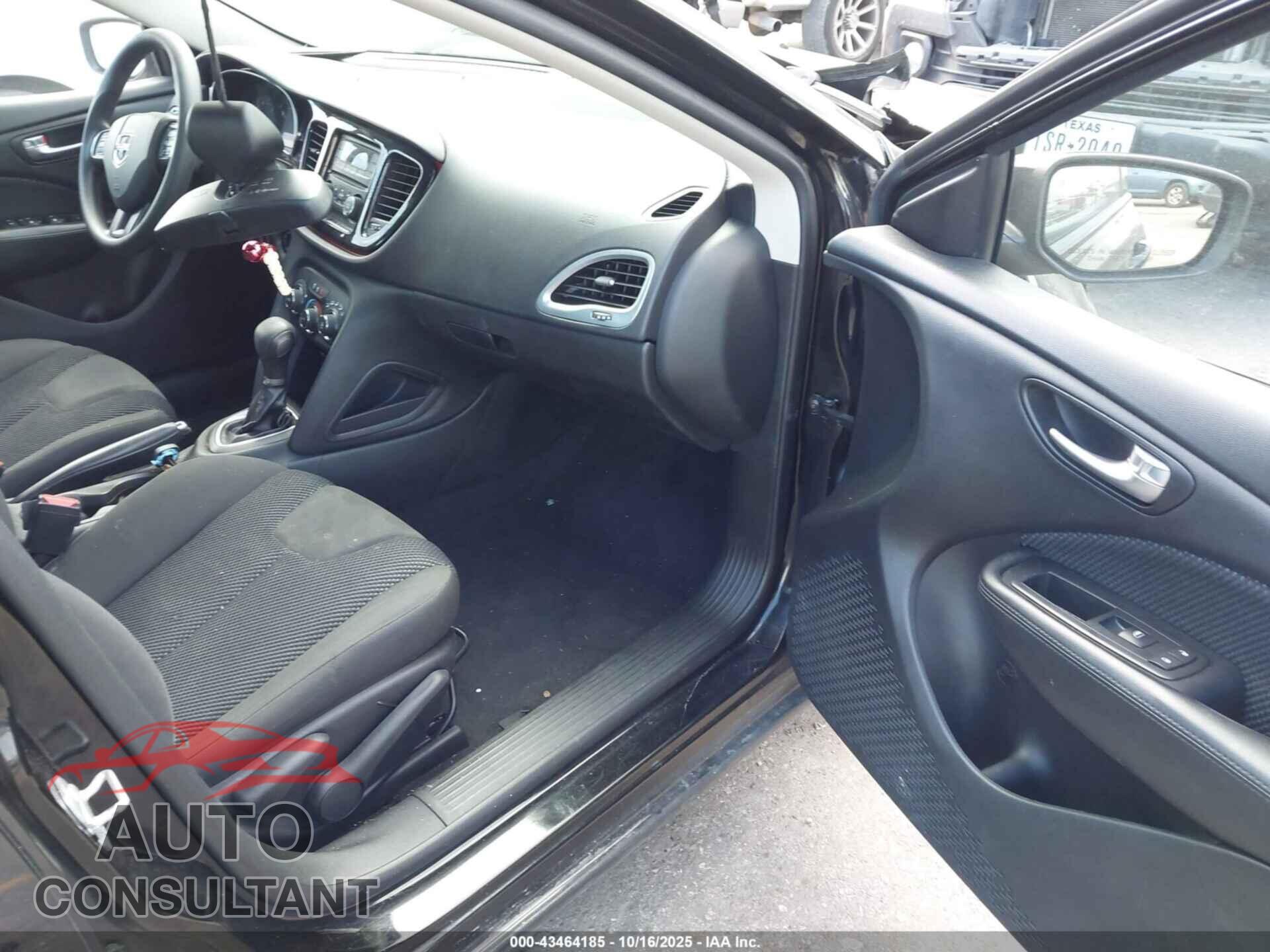 DODGE DART 2016 - 1C3CDFAA4GD661484