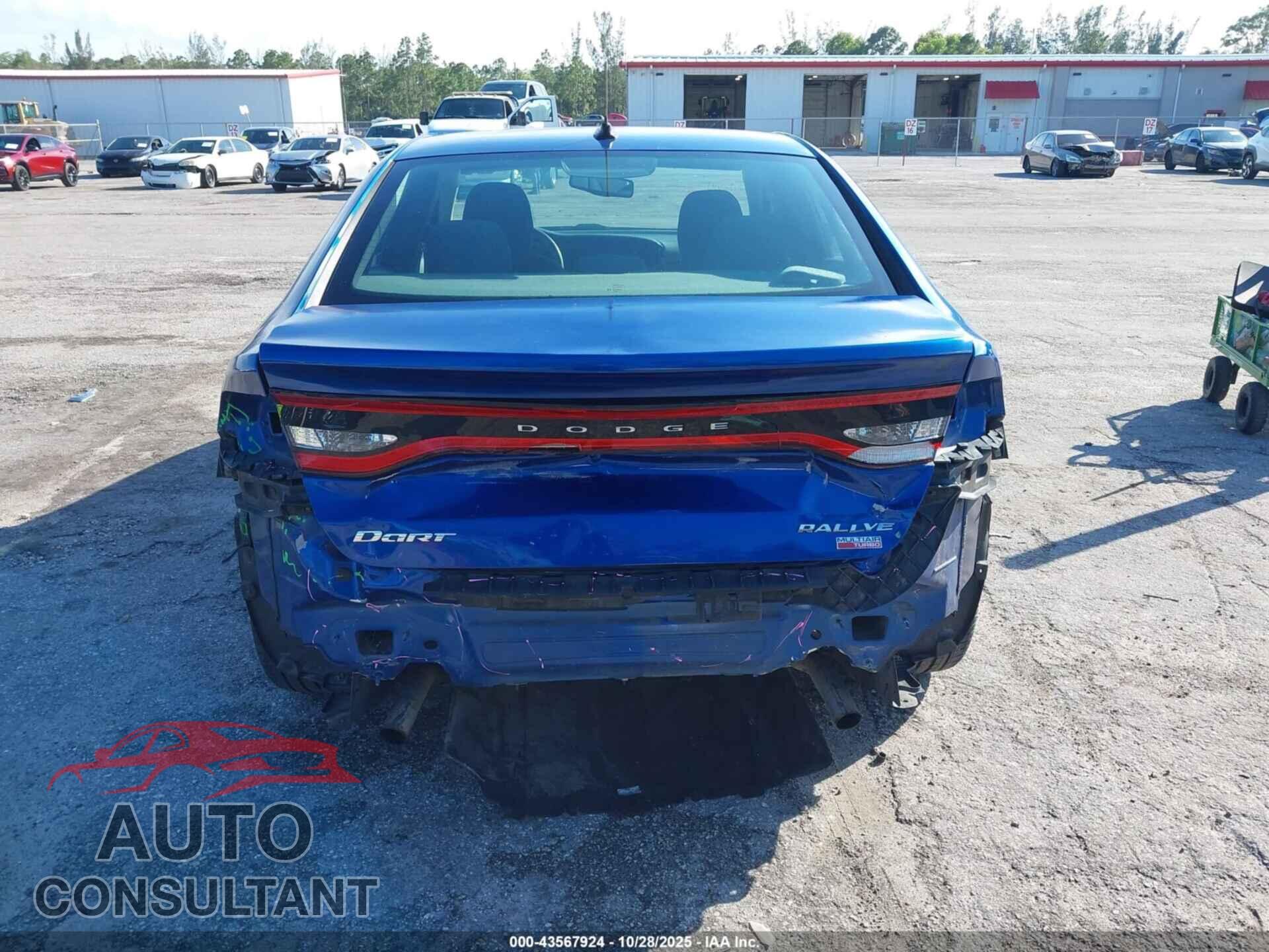DODGE DART 2013 - 1C3CDFBH8DD134510
