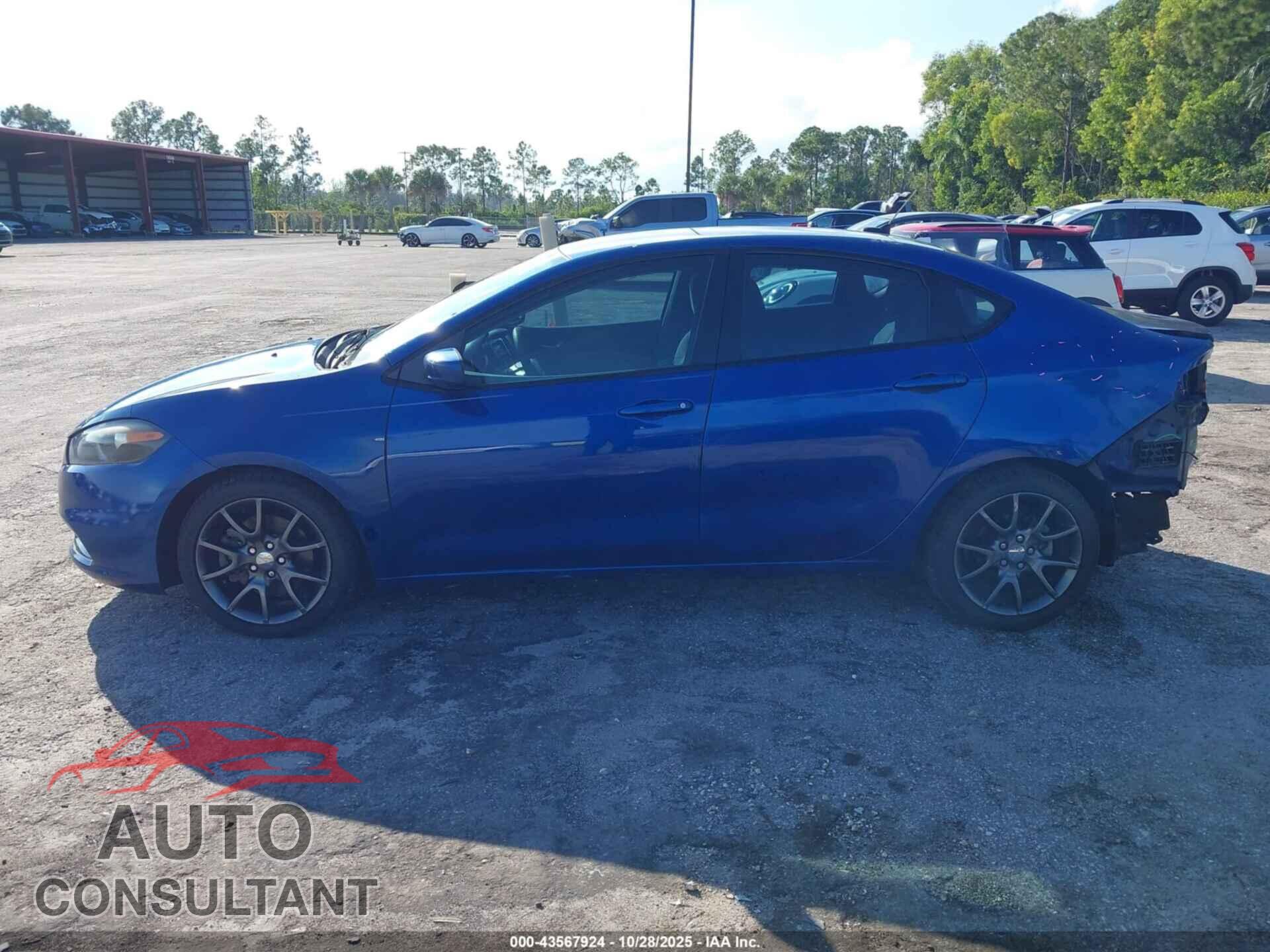 DODGE DART 2013 - 1C3CDFBH8DD134510