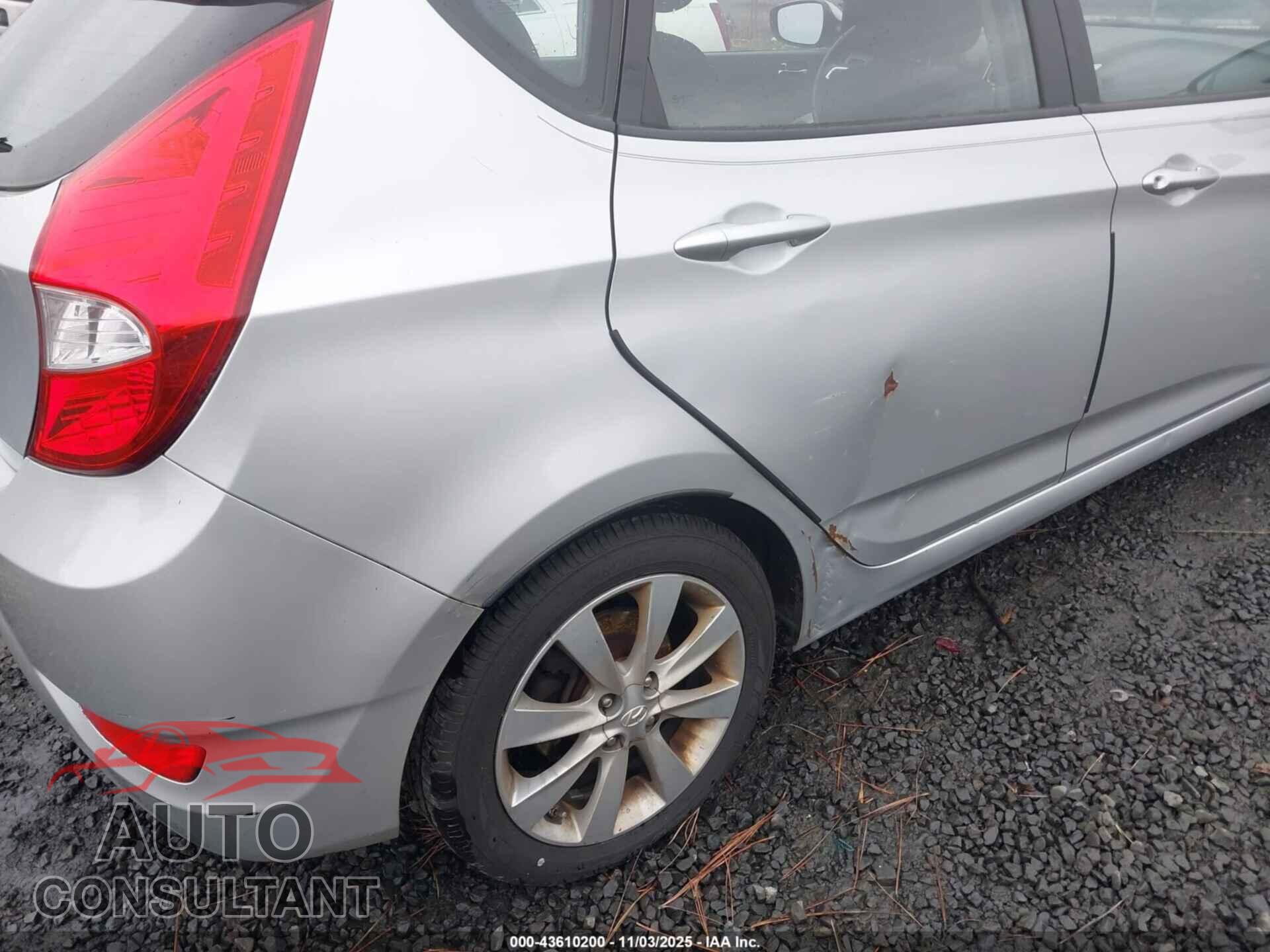 HYUNDAI ACCENT 2012 - KMHCU5AE7CU006010