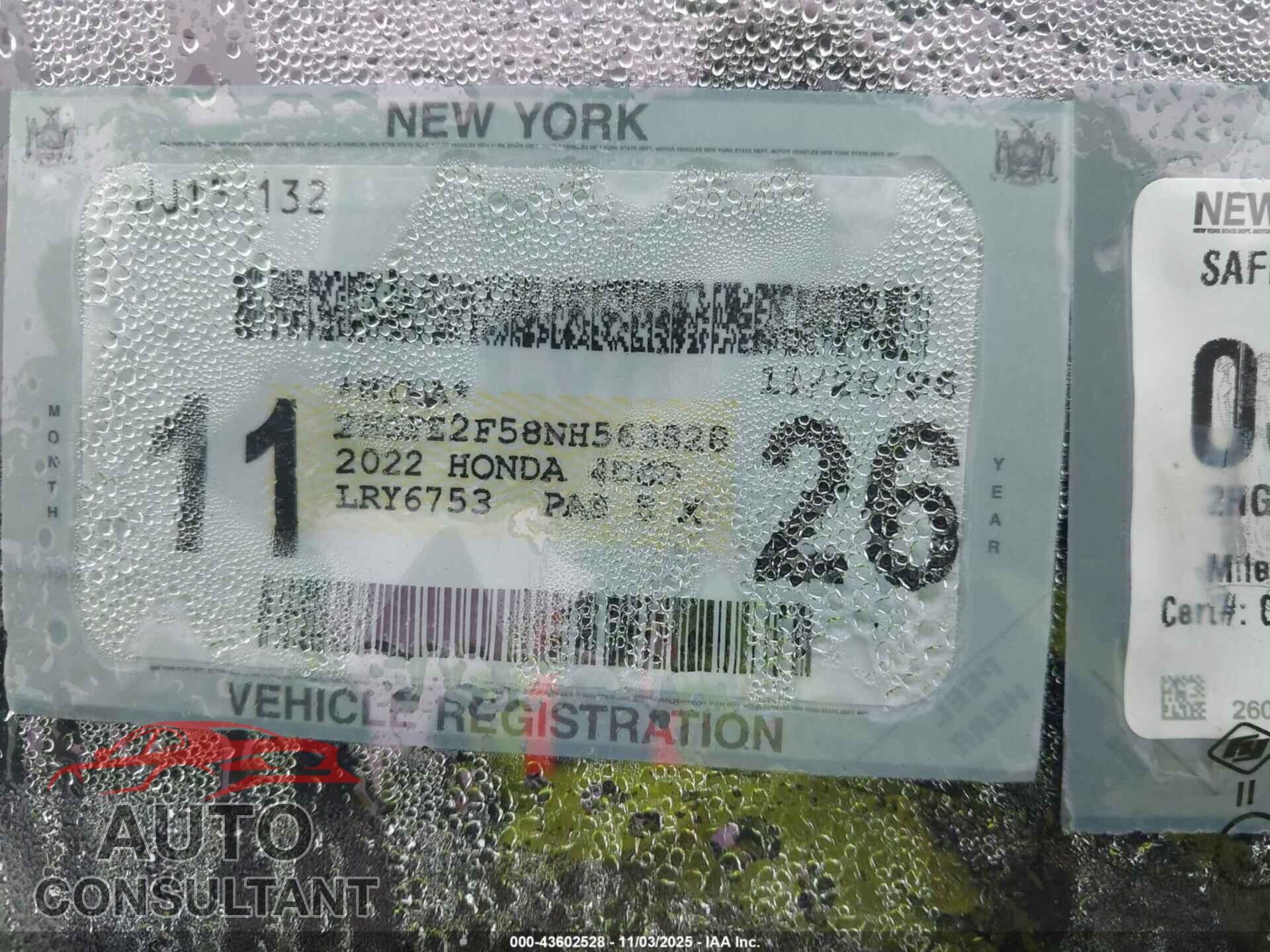 HONDA CIVIC 2022 - 2HGFE2F58NH563828