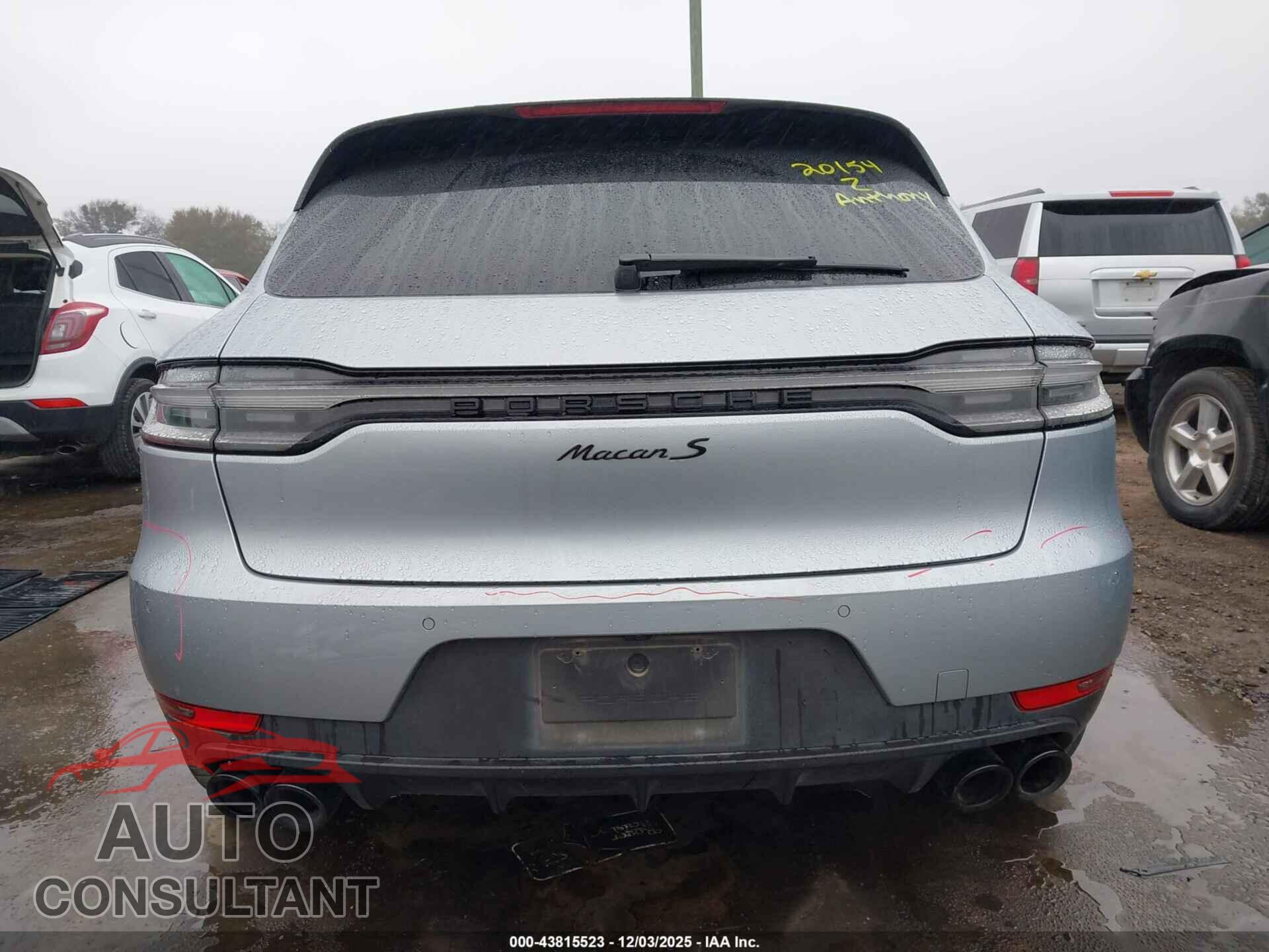 PORSCHE MACAN 2020 - WP1AB2A53LLB37827