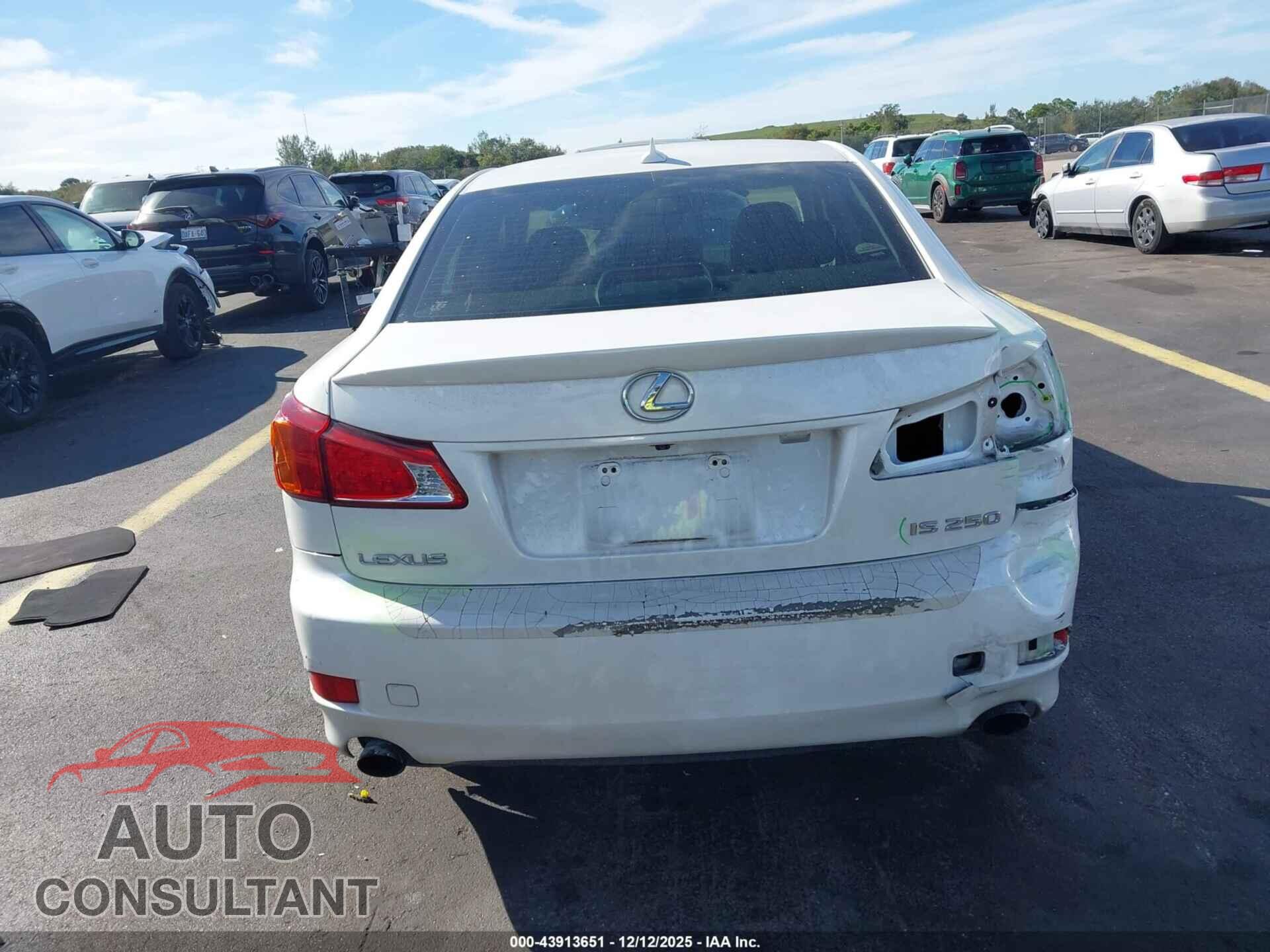 LEXUS IS 250 2010 - JTHBF5C29A5124627