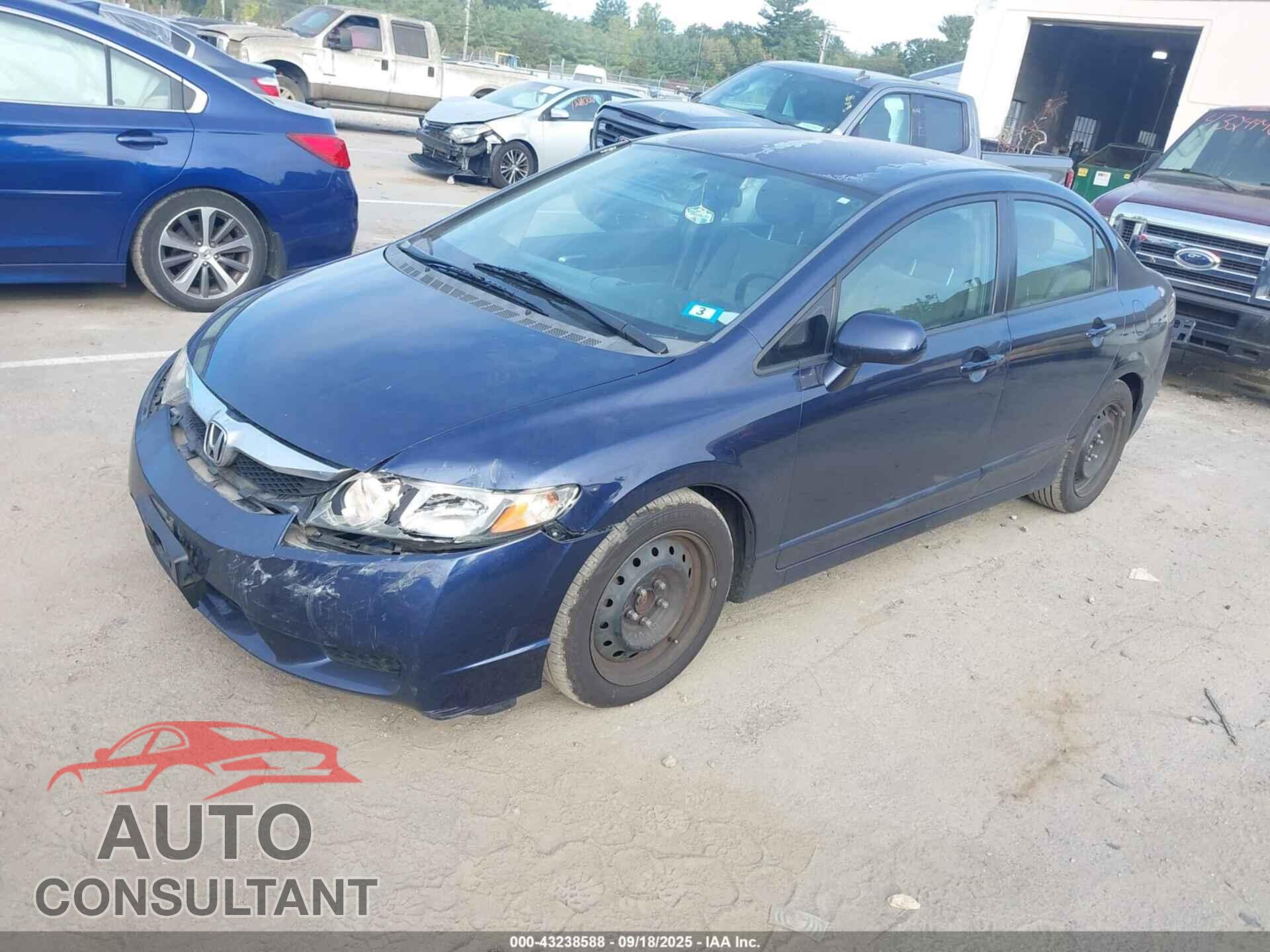 HONDA CIVIC 2010 - 2HGFA1F54AH580125